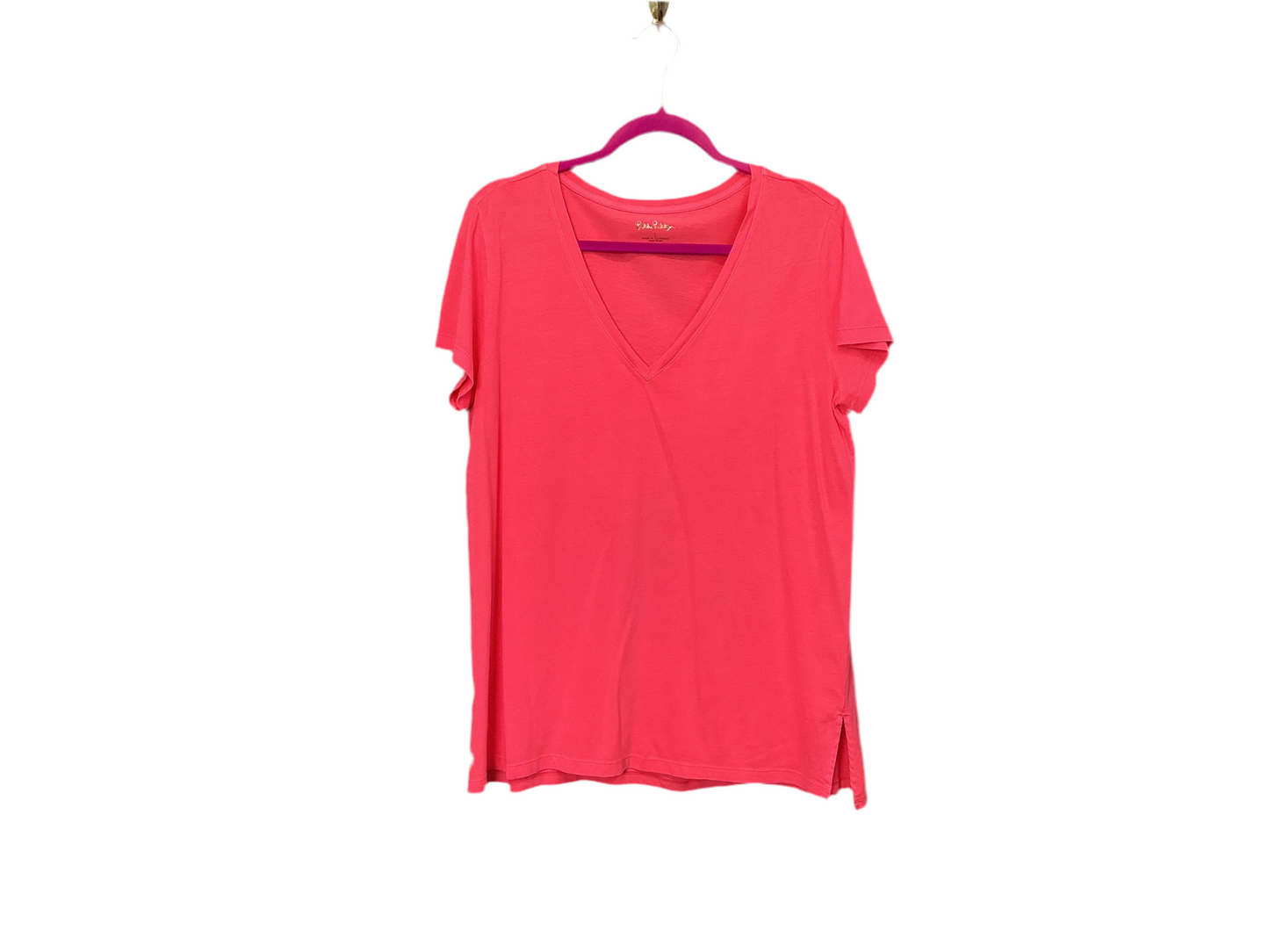 Lilly Pulitzer NWT Meredith Tee Coral Drift - Size L