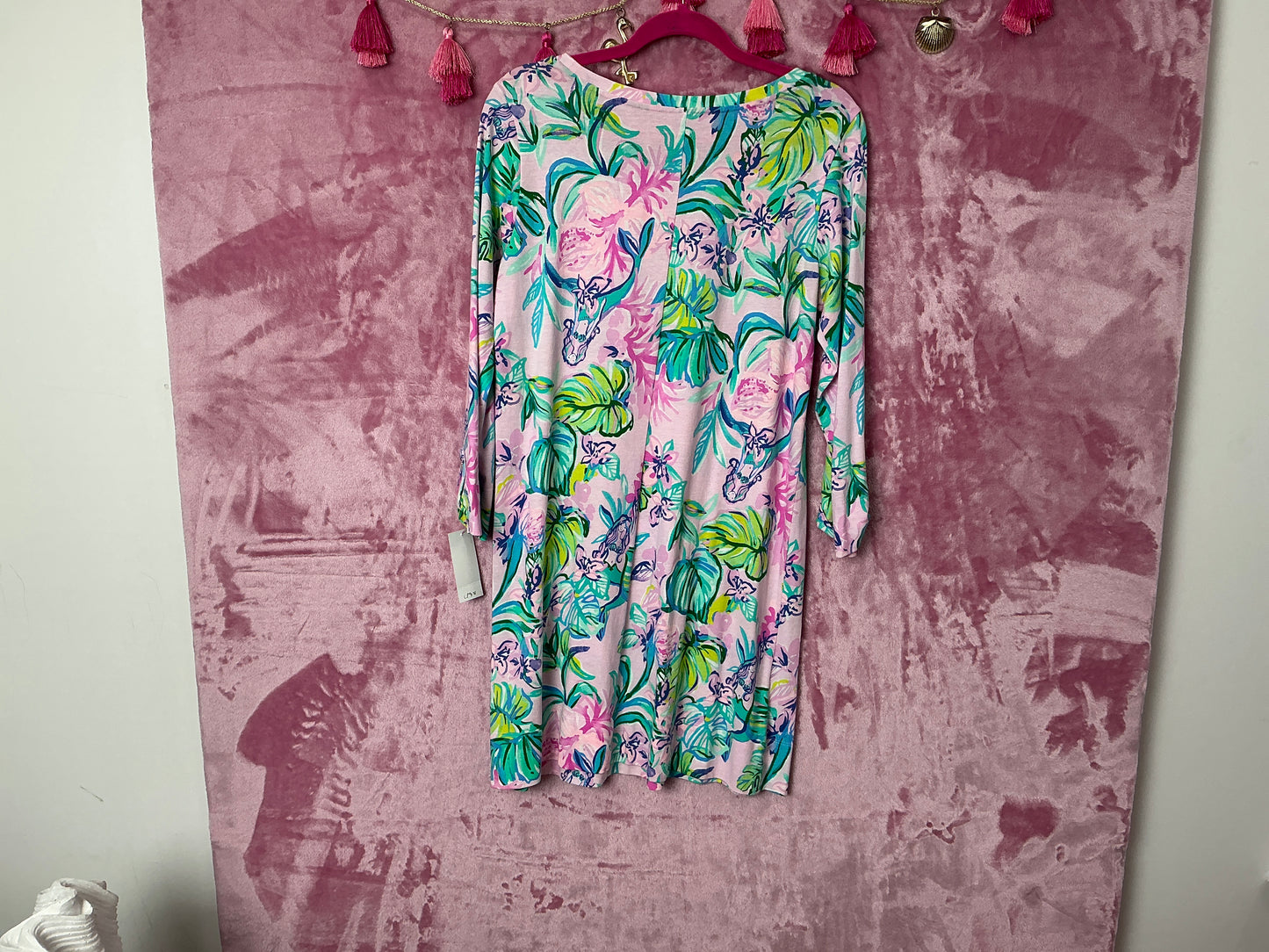 Lilly Pulitzer Linden Dress - Mermaid in the Shade - Size L