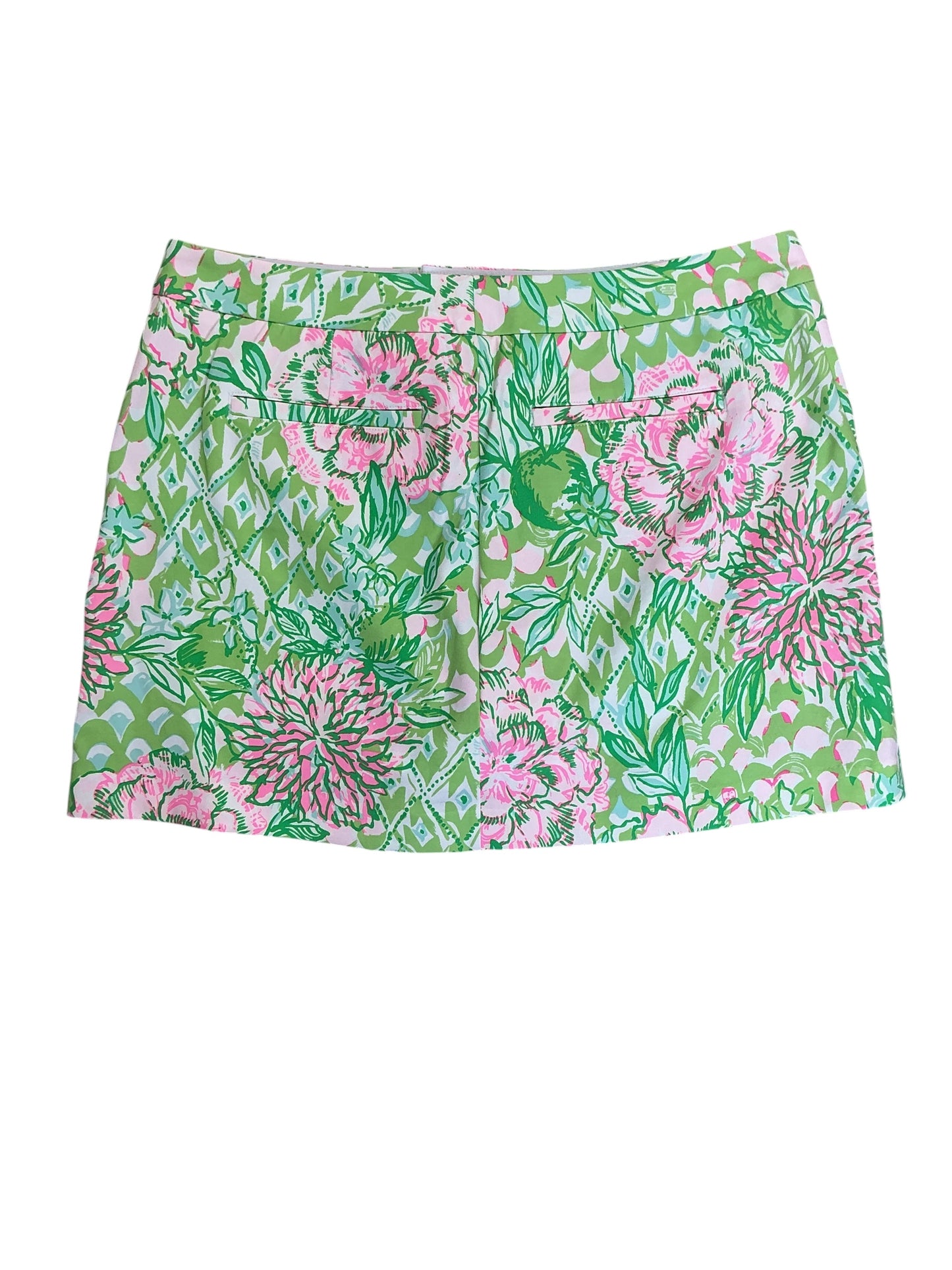 Lilly Pulitzer NWT Colette Mini Skort Fauna Green Lime Feeling Good - Size 8