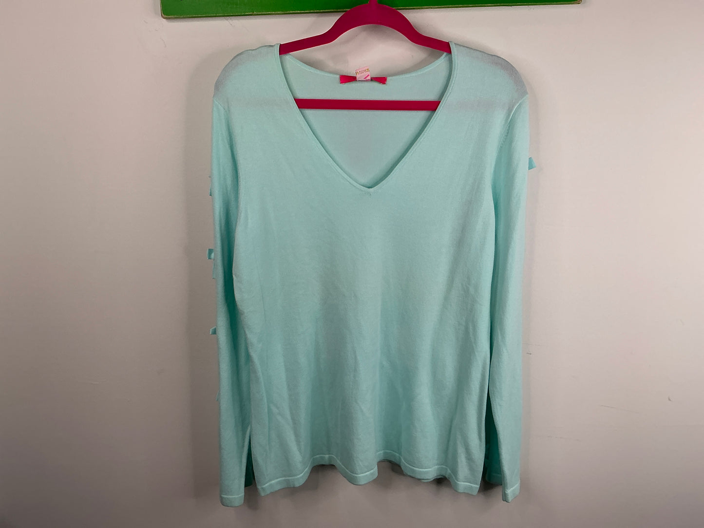 Lilly Pulitzer NWT Edina Sweater Whisper Blue - Size XL