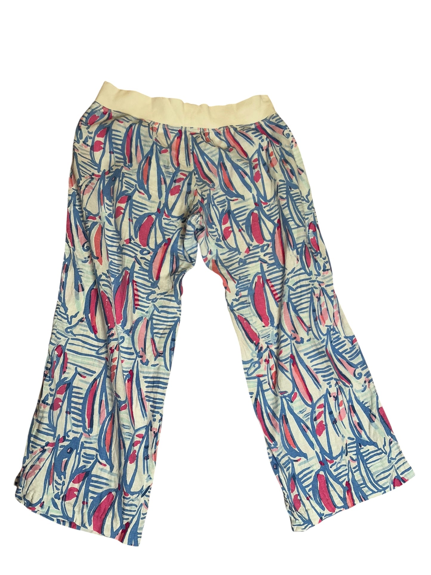 Lilly Pulitzer The Beach Pant Red Right Return - Size XL