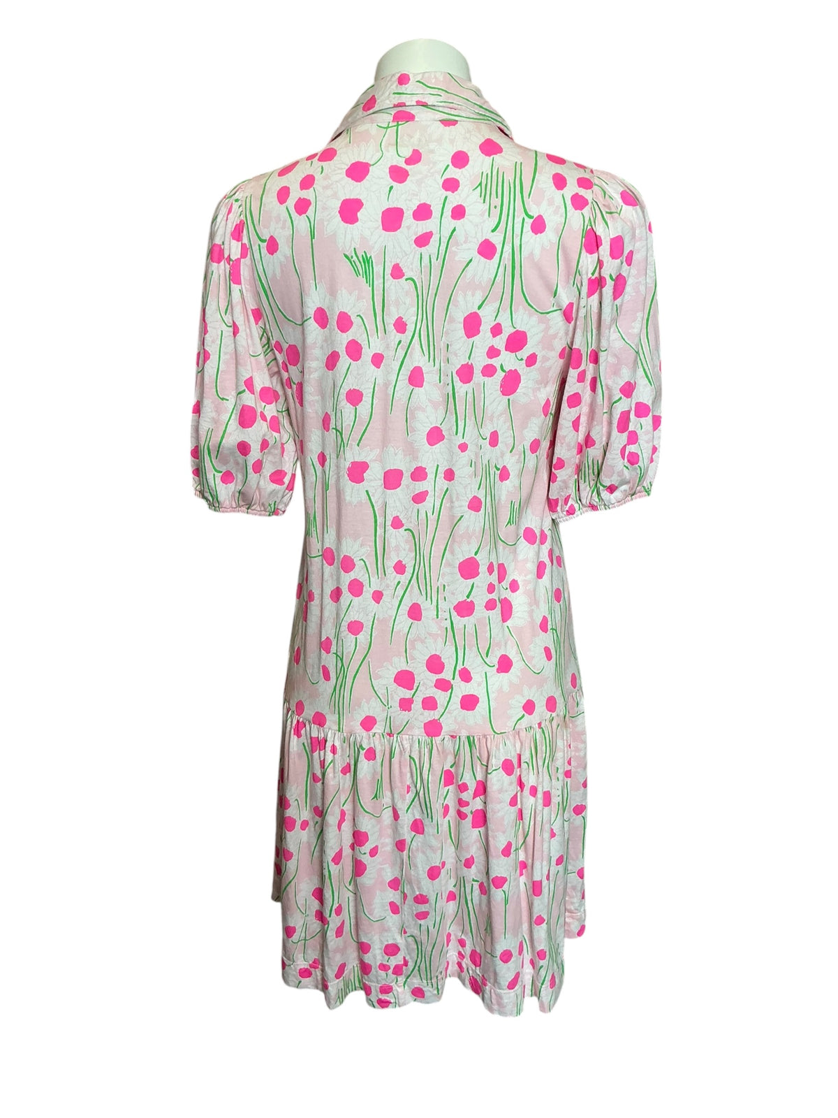 Lilly Pulitzer Bingley Dress Conch Shell Pink Sunny Daisies - Size S