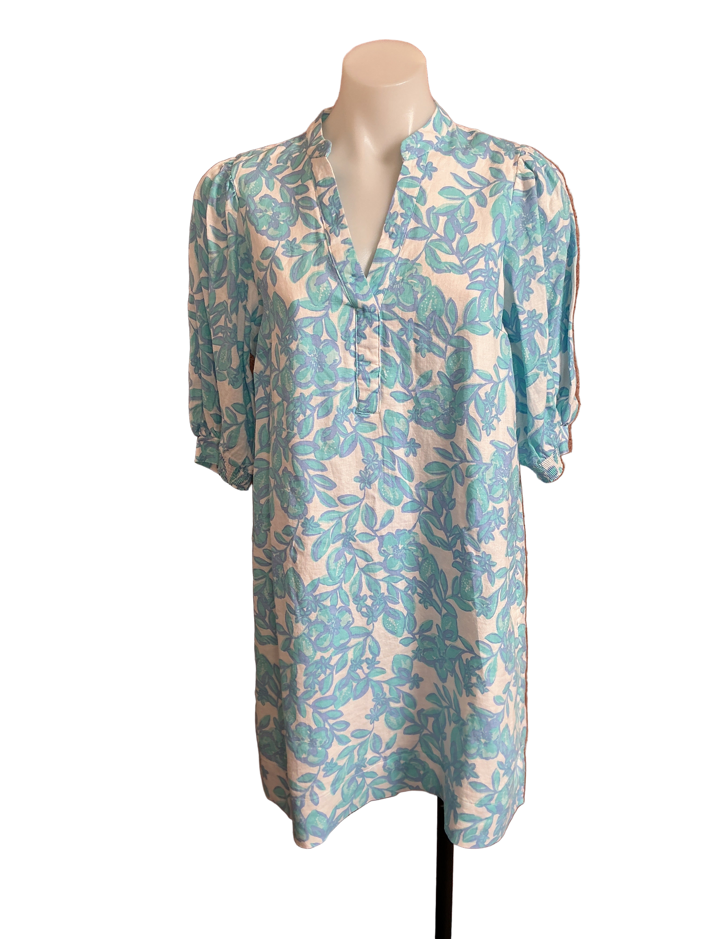 Lilly Pulitzer NWT Mialeigh Elbow Sleeve Jacaranda Blue Simply The Zest - Size 6