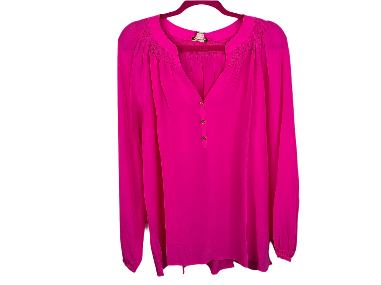 Lilly Pulitzer NWT Elsa Top Raz Berry - Size XL