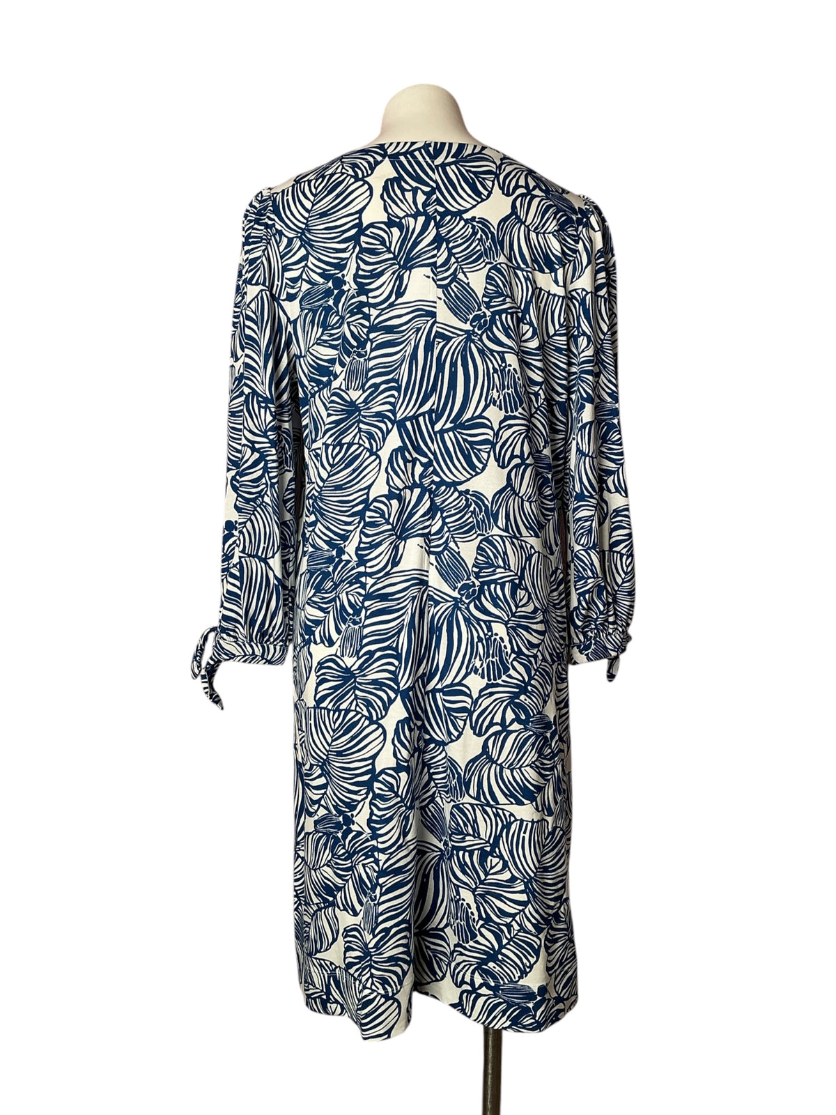 Lilly Pulitzer Cath Dress Aegean Navy Beach Path - Size L