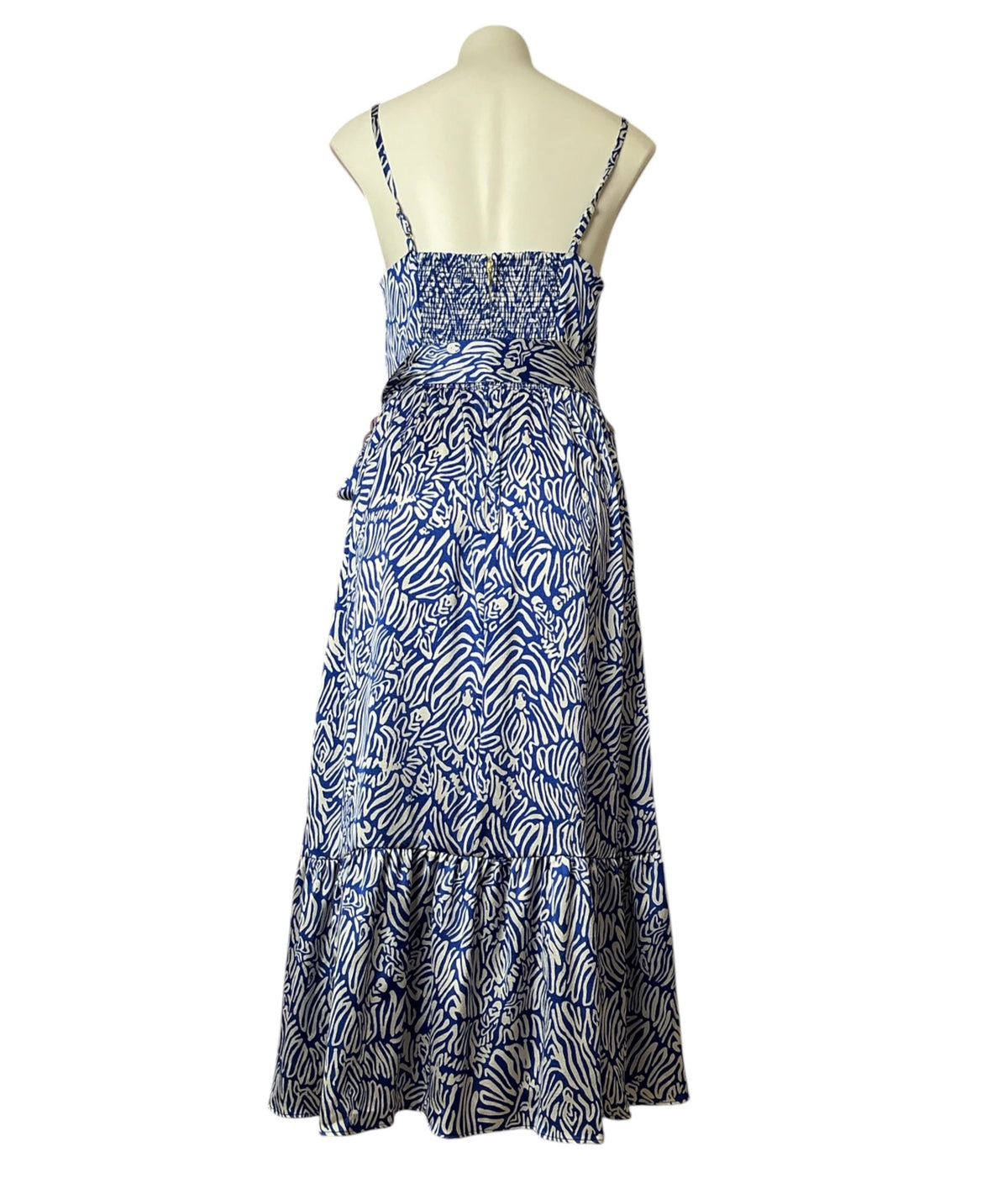 Lilly Pulitzer NWT Marcelina Midi Dress Martinique Blue Zee Bebe - Size 8