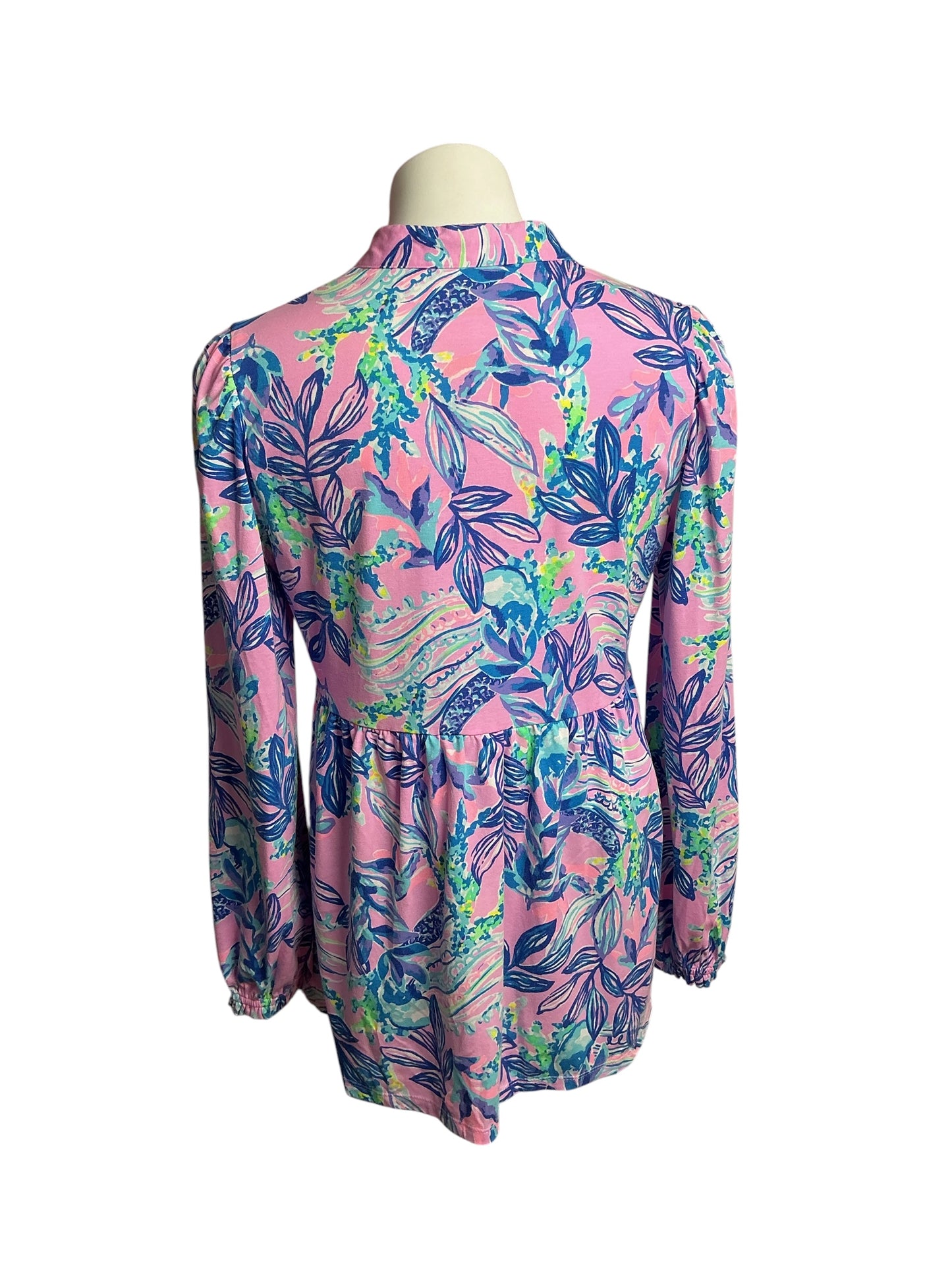 Lilly Pulitzer- Winona Knit Tunic Top Lilac Rose Just A Lil’ Jelly Size S