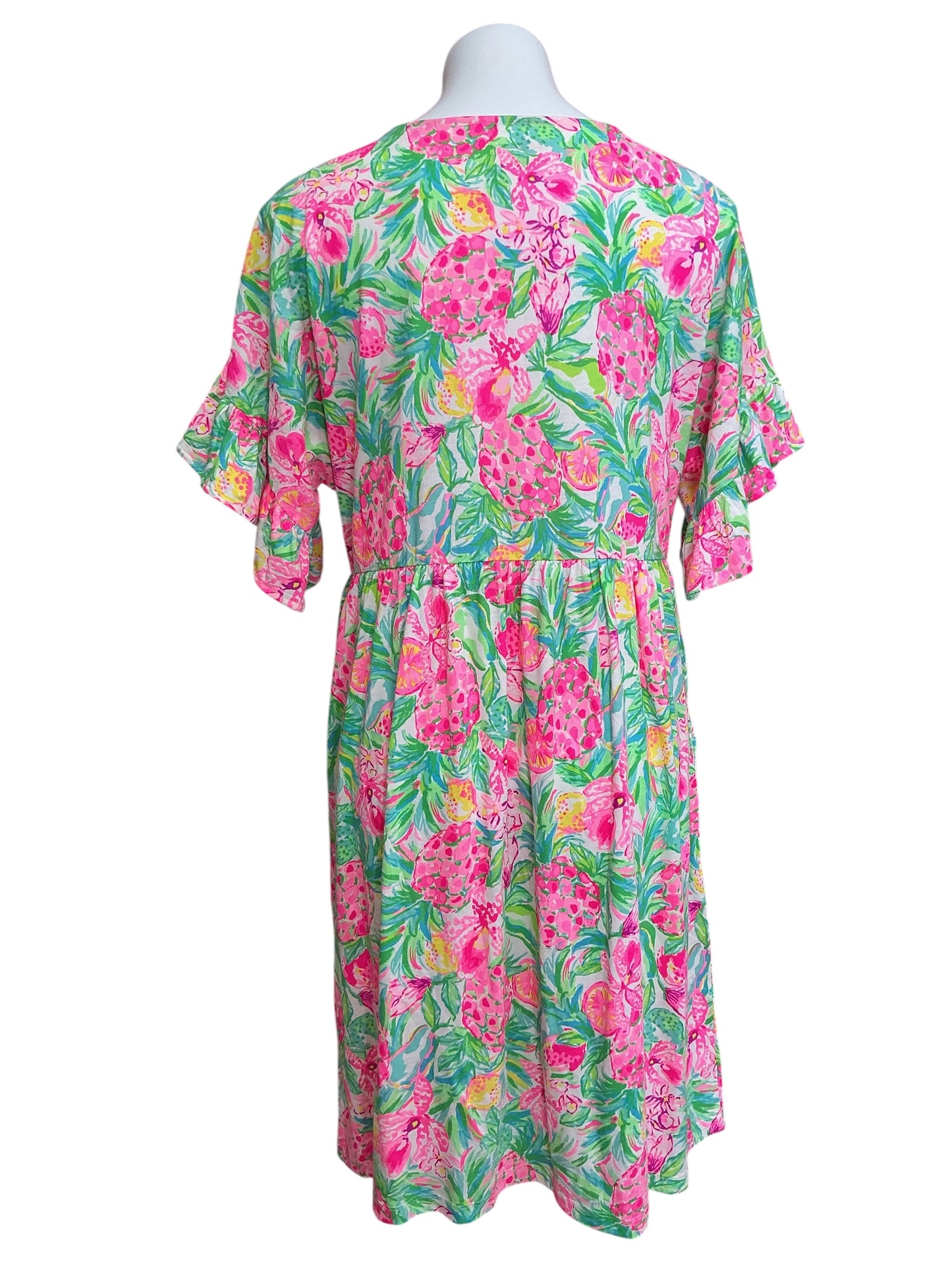 Lilly Pulitzer Tiltson Swing Dress Resort White Pear Necessities - Size L