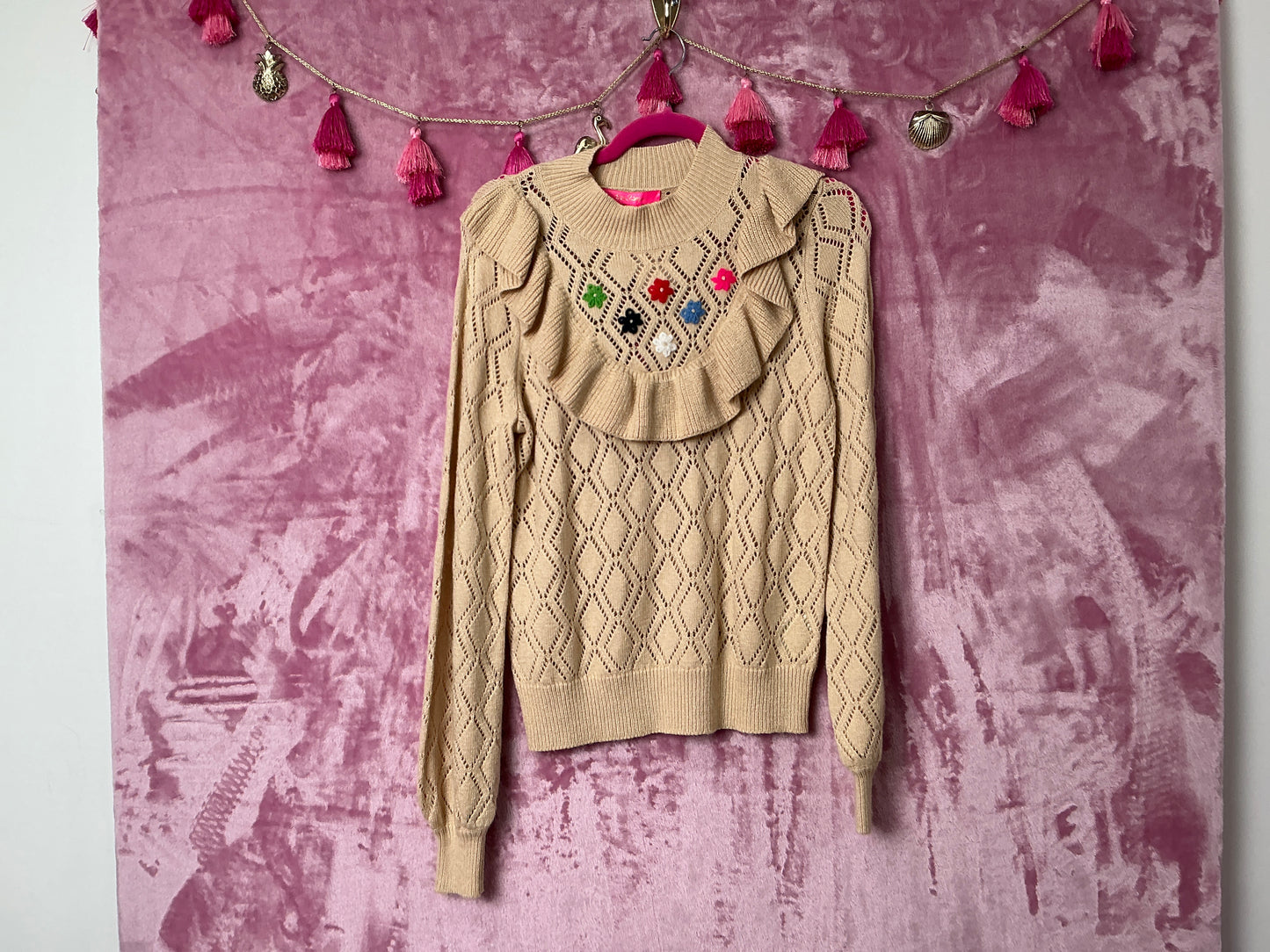 Lilly Pulitzer NWT Bereda Sweater Heathered Sand Bar - Size M