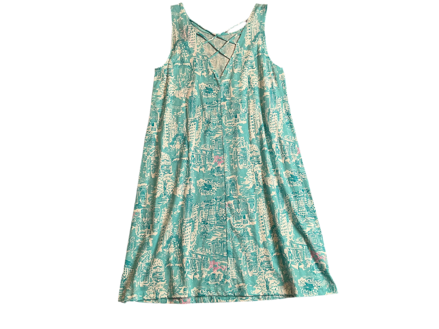 Lilly Pulitzer NWT - Kristen Dress - Shorely Blue NYC Toile - Size S