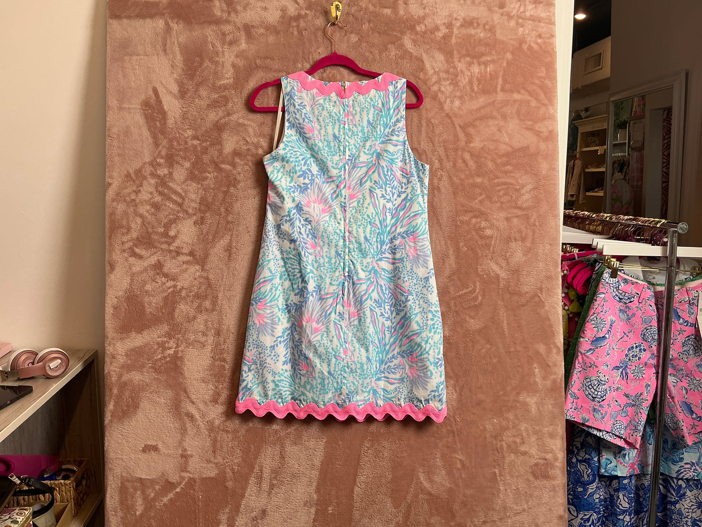 Lilly Pulitzer NWT Romney shift Romper Multi Via Del Mar - Size 8