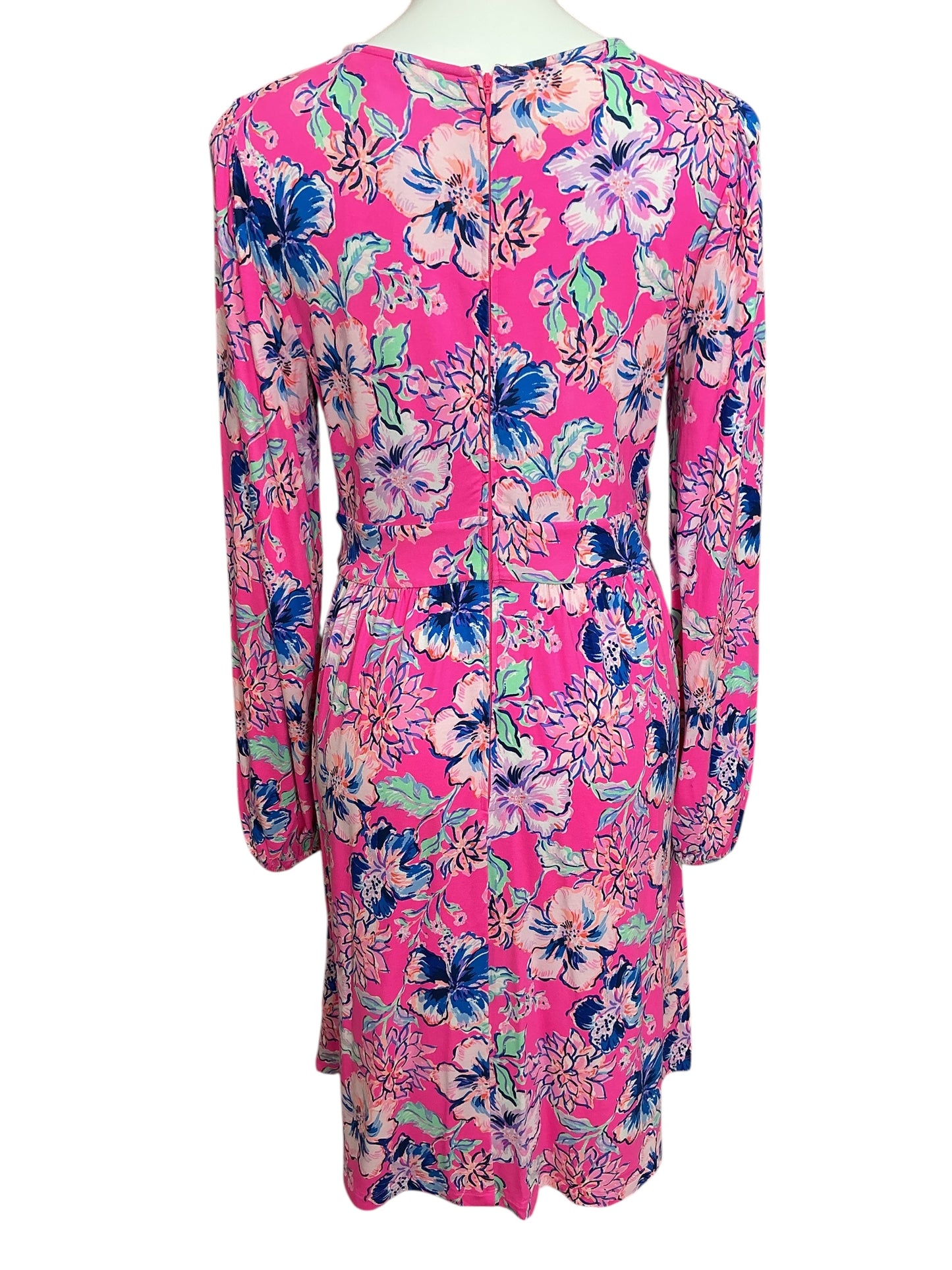 Lilly Pulitzer Carmilla Dress Pink Isle Last Bud Not Least - Size 10