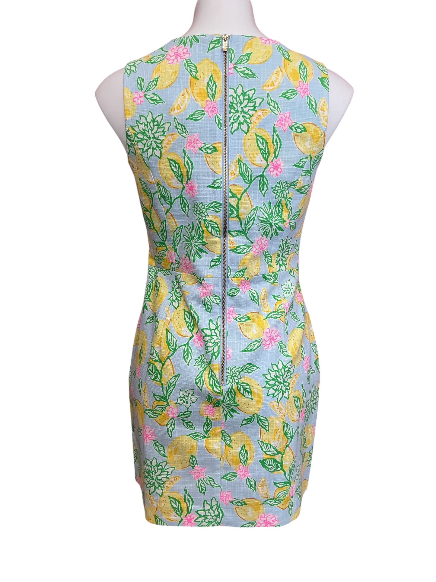 Lilly Pulitzer Kalinara Skirted Romper Bluette Make Lemonade - Size 2