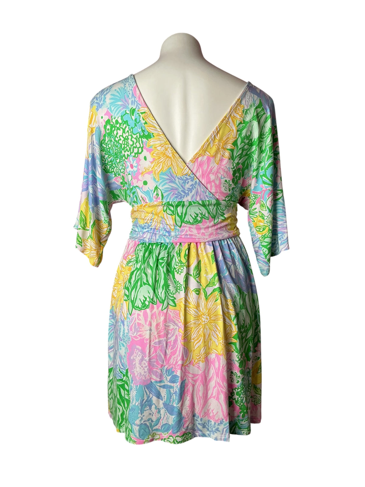 Lilly Pulitzer Parigi Skort Romper Multi Bright Delight Patch - Size S