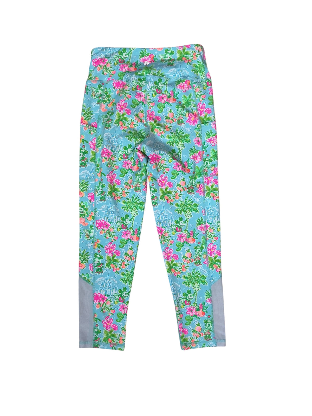 Lilly Pulitzer Weekender High Rise Blue Ibiza Legging Lilly Loves Disney - Size M