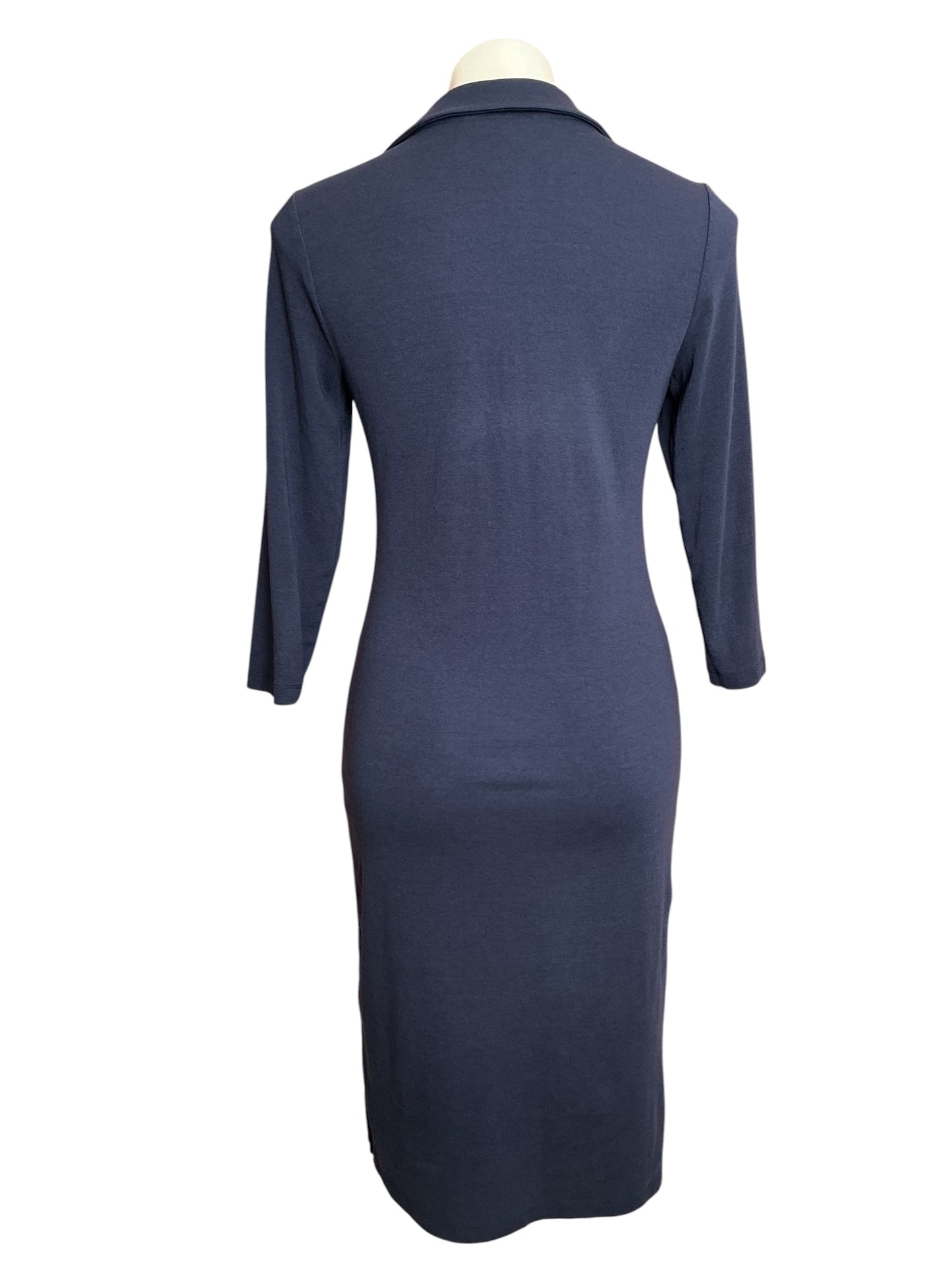 Lilly Pulitzer Reema 3/4 Sleeve Polo Dress True Navy - Size S