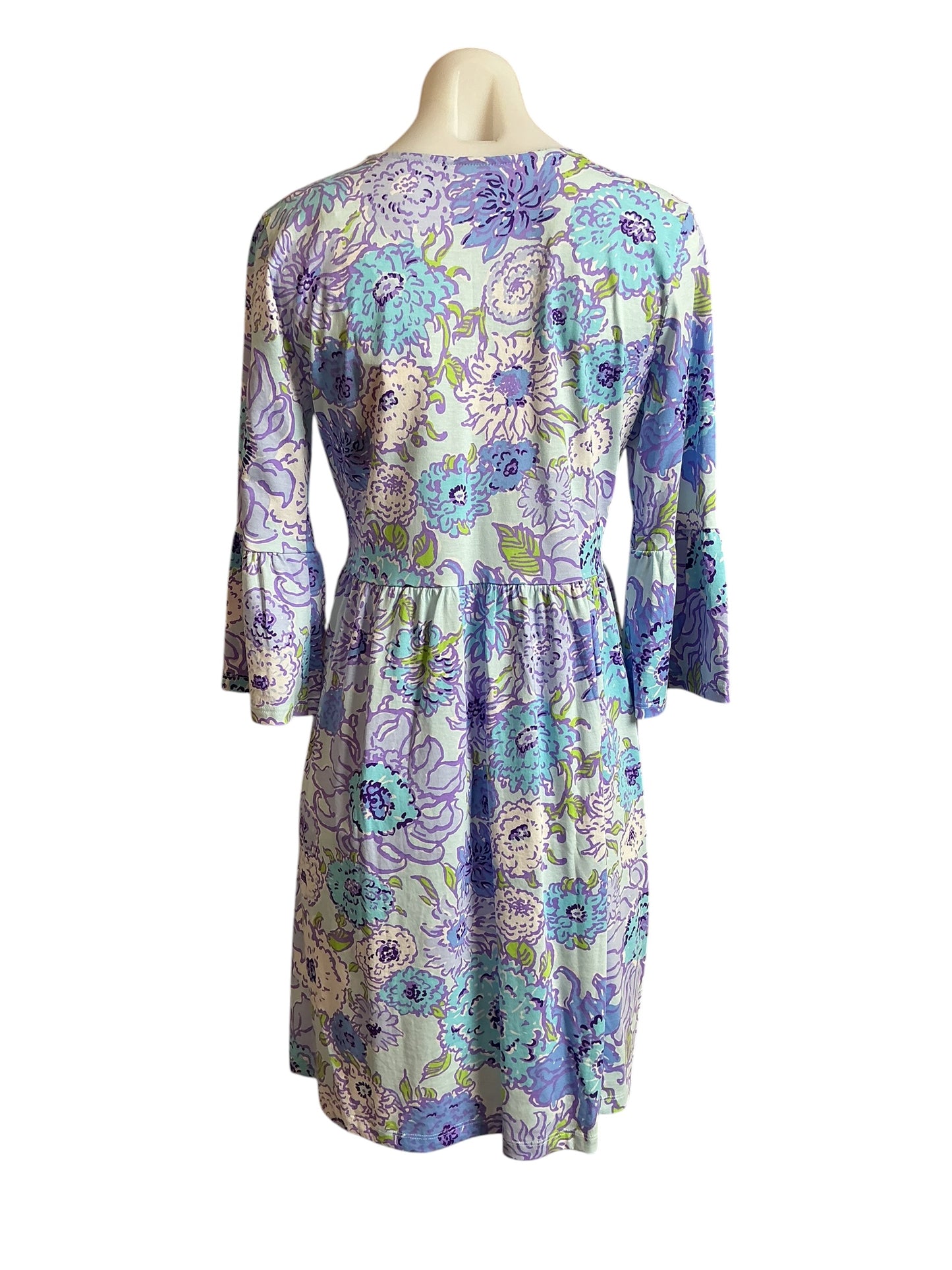 Lilly Pulitzer NWT Jannie V-Neck 3/4 Sleeve Multi Let It Gogh - Size S