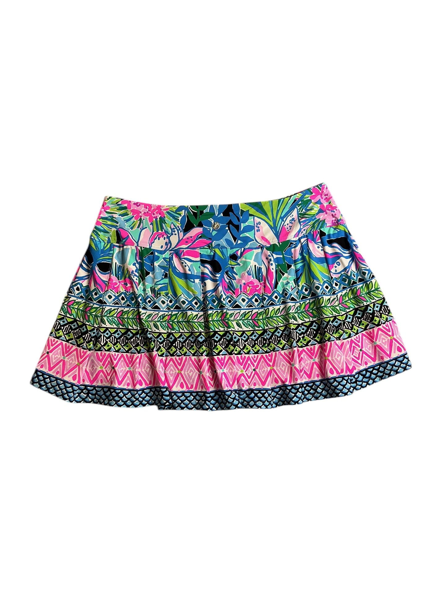 Lilly Pulitzer Luxletic Annora Skort Life is A Party - Size L