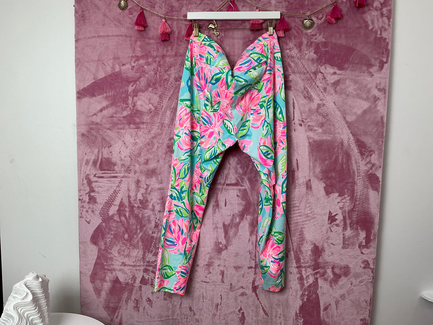 Lilly Pulitzer NWT Kelly High Rise Skinny Ankle Pant - Size 16