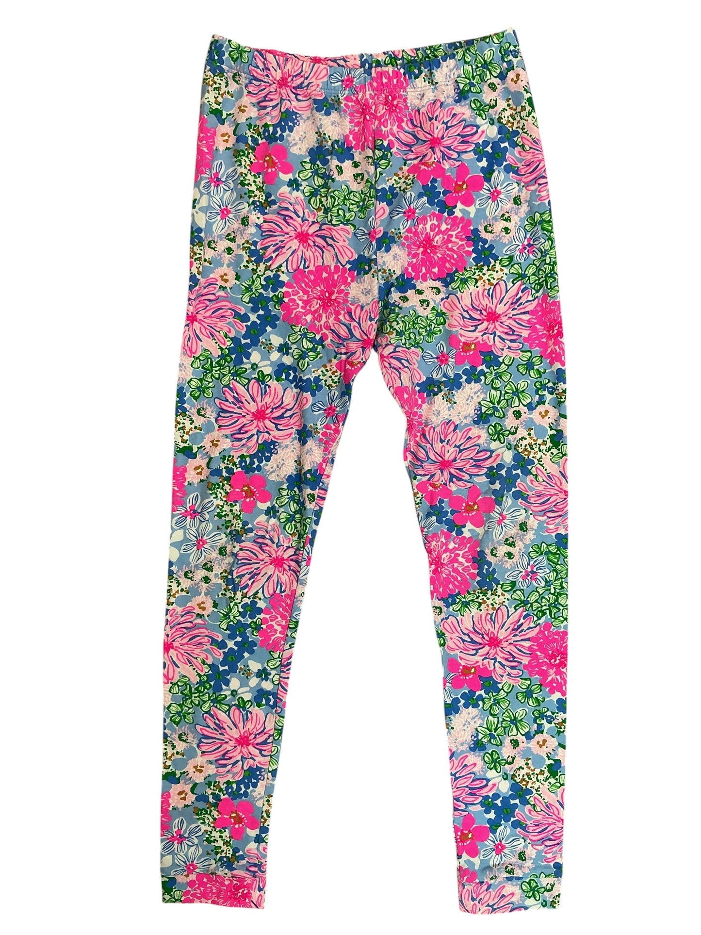 Lilly Pulitzer Kids Girls Sammy Pajama 2PC Set Tiny Garden - Size 10