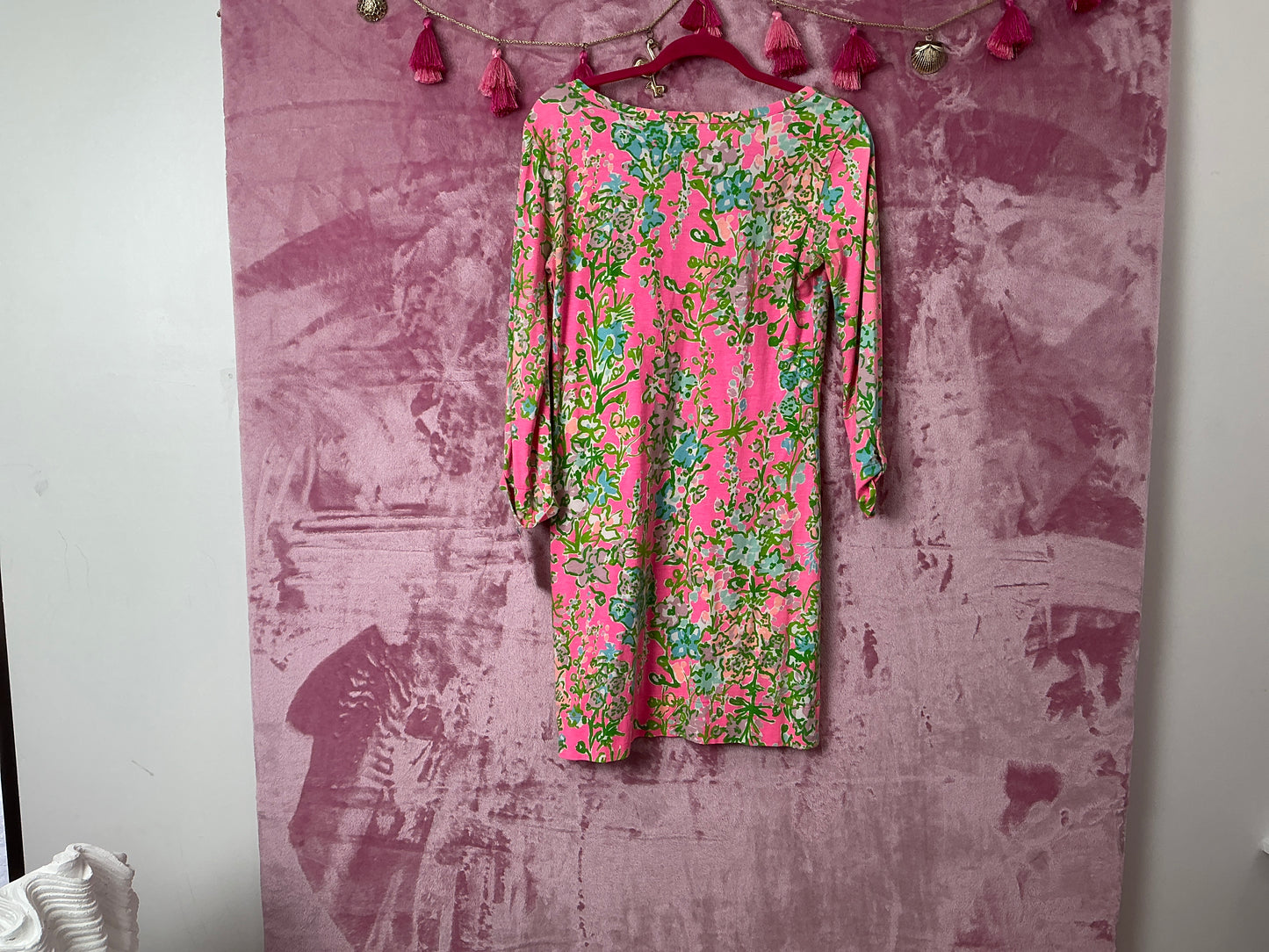 Lilly Pulitzer Palmetto Dress - Flamingo Pink Southern Charm - Size S