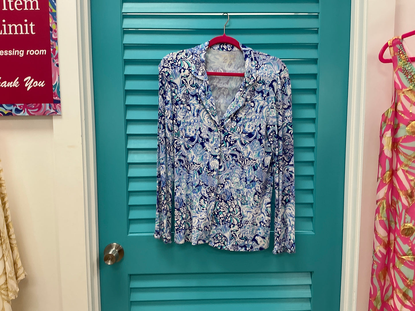 Lilly Pulitzer Long Sleeve Top - Size S