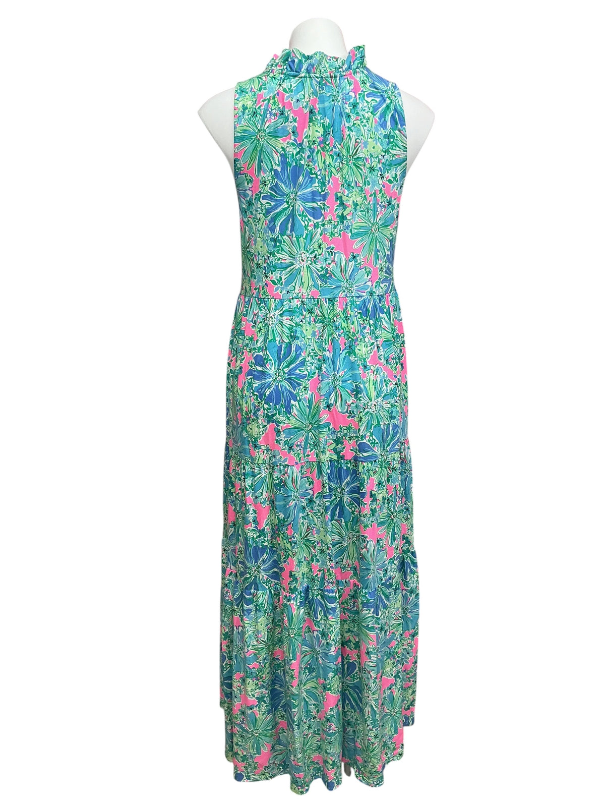 Lilly Pulitzer Malone Maxi Dress Soleil Pink Good Hare Day - Size S