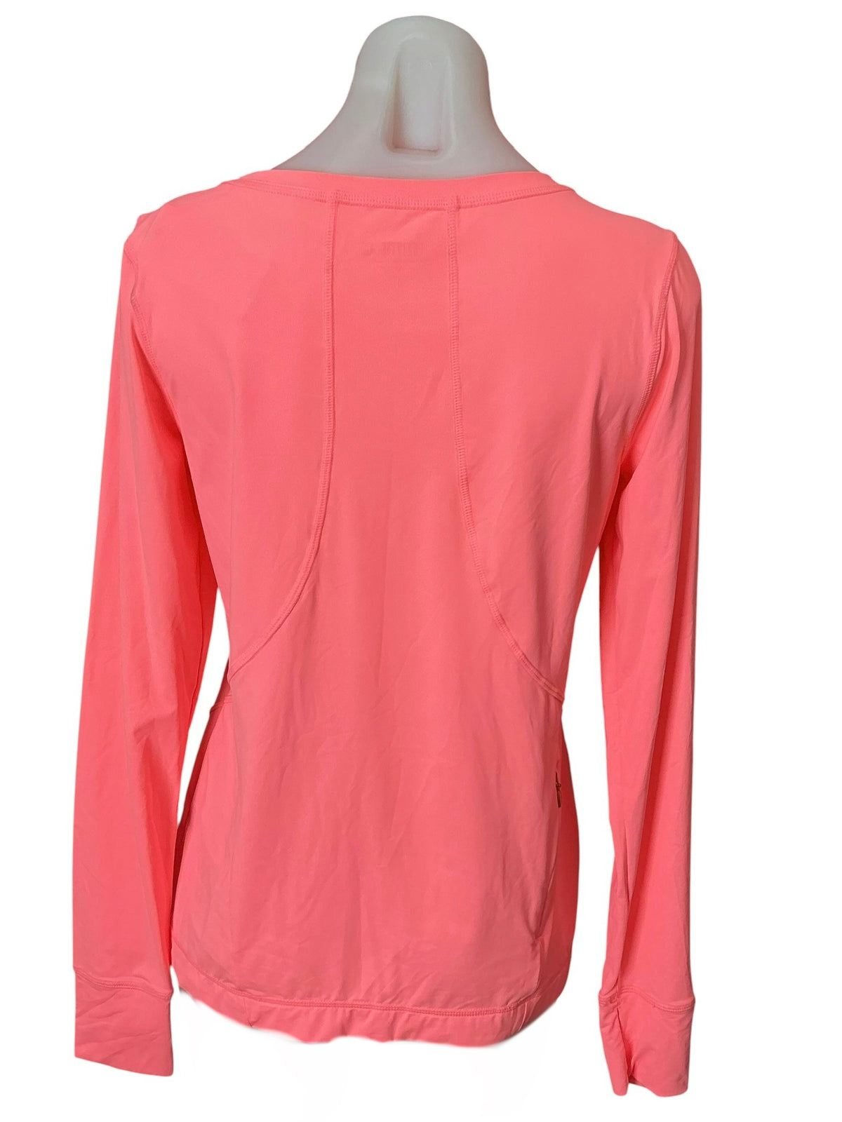 Lilly Pulitzer Luxletic Renay Scallop Sunguard Long Sleeve Top Lilly’s Coral - Size M