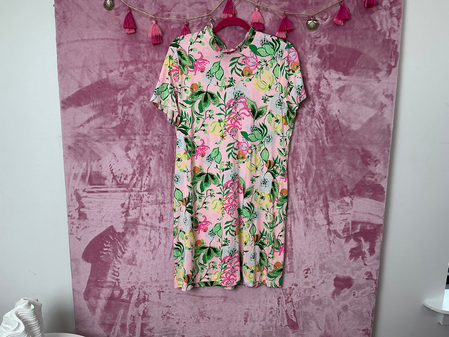 Lilly Pulitzer Dress NWT - Hallie Short Sleeve - Multi - Via Amore Spritzer - Size XL