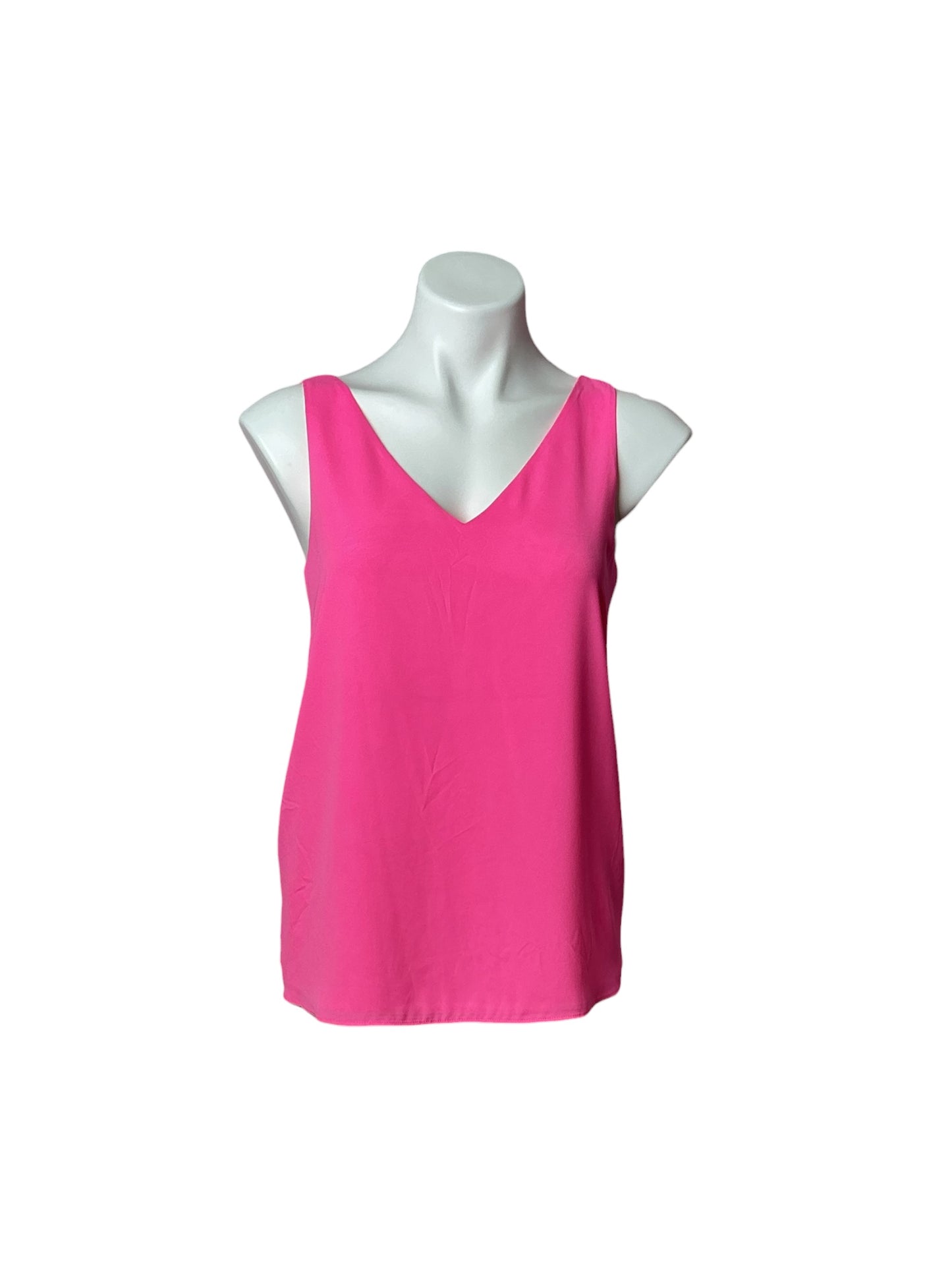 Lilly Pulitzer Florin V Neck Pink Tropics Bunny Hop Top - Size XS