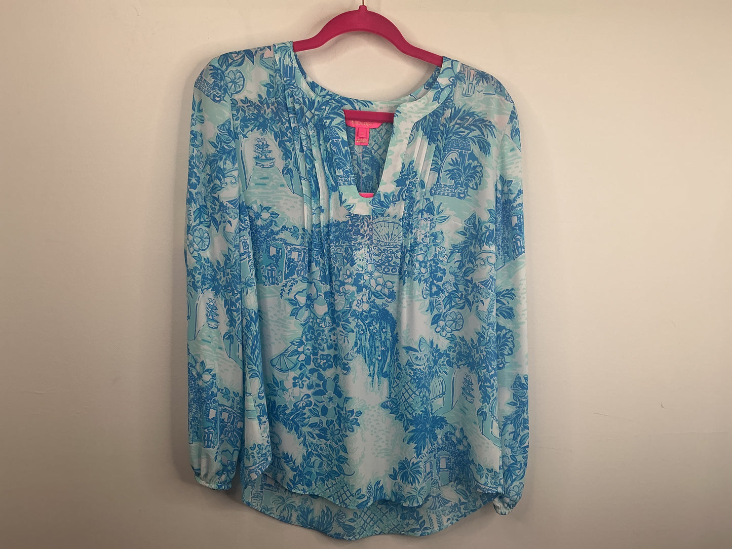 Lilly Pulitzer NWT Colby Top Toile Me About It - Size S