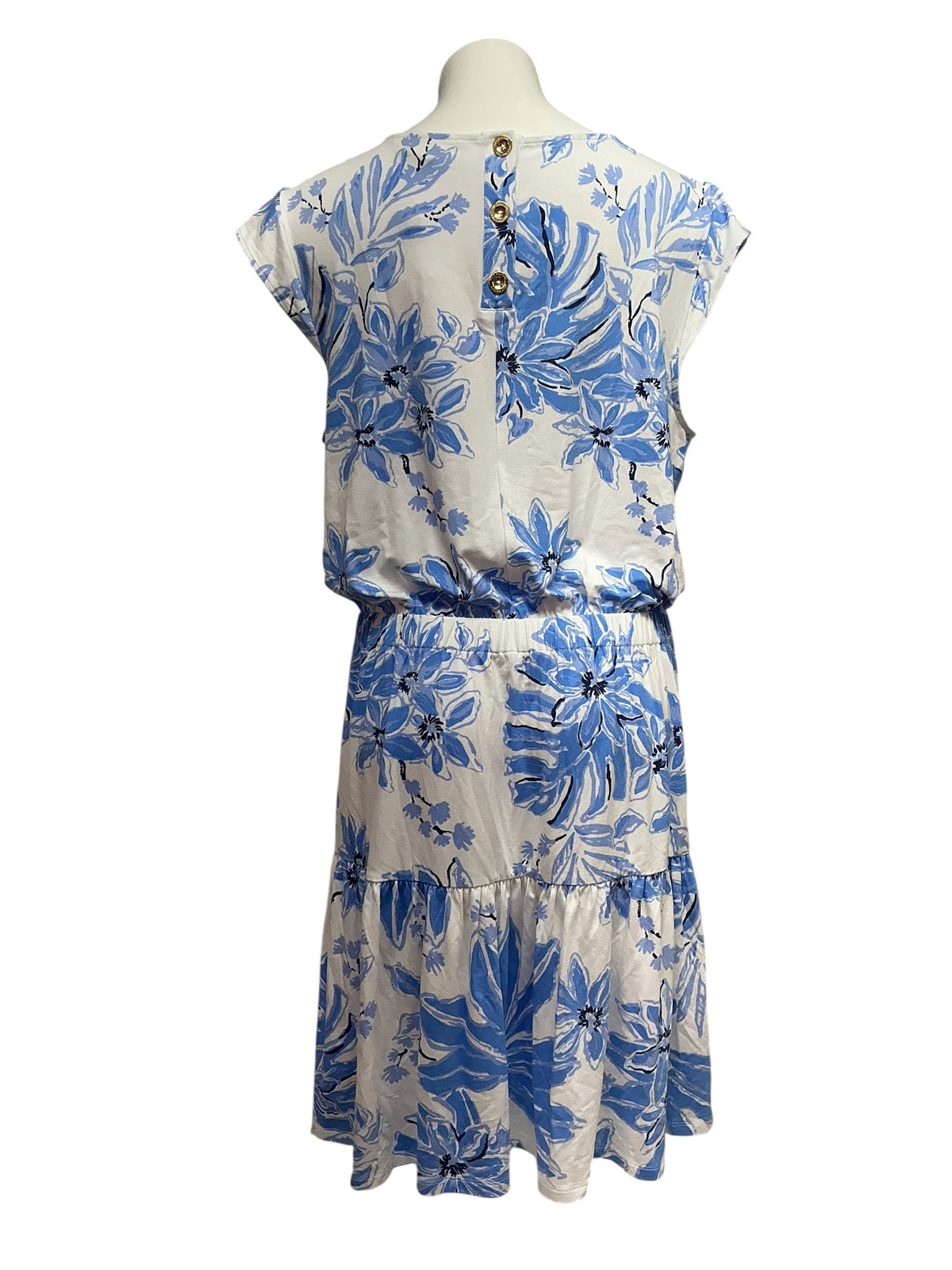 Lilly Pulitzer NWT Danville Dress Resort White Jet Set Jungle - Size XL