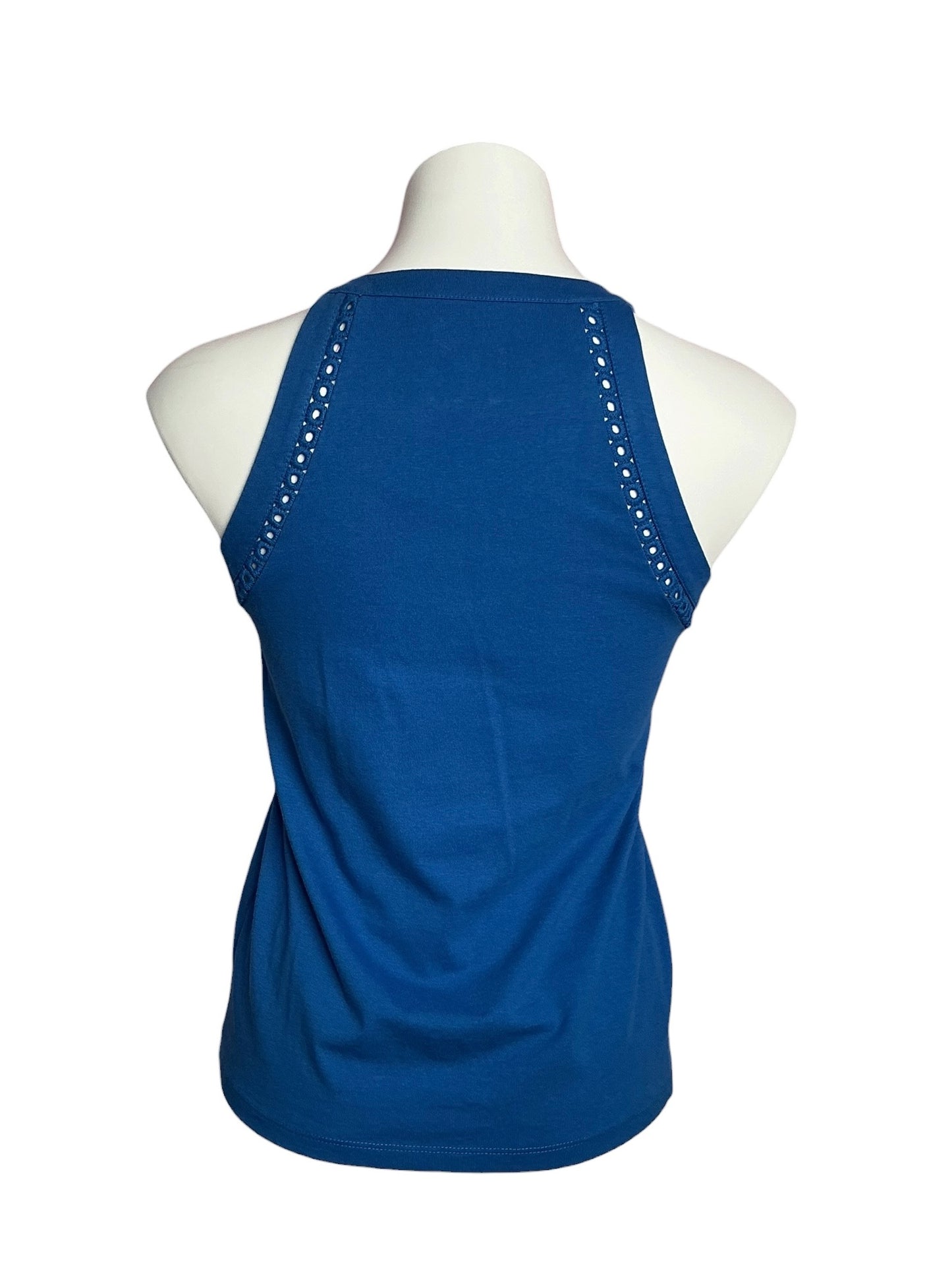 Lilly Pulitzer Isaac Knit Top Barton Blue - Size XXS