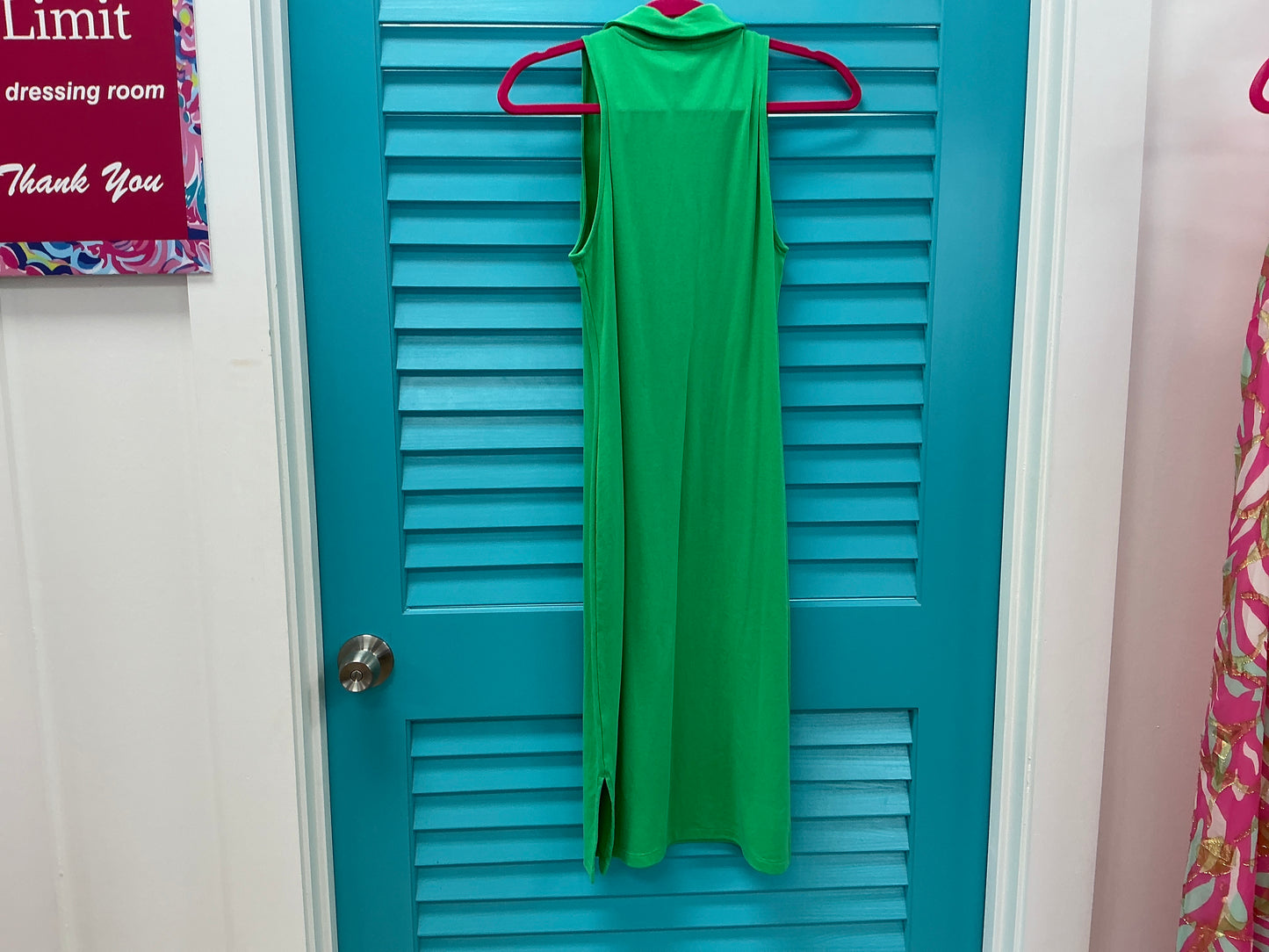 Lilly Pulitzer Reema Sleeveless Polo Dress - Spearmint Green - Size S