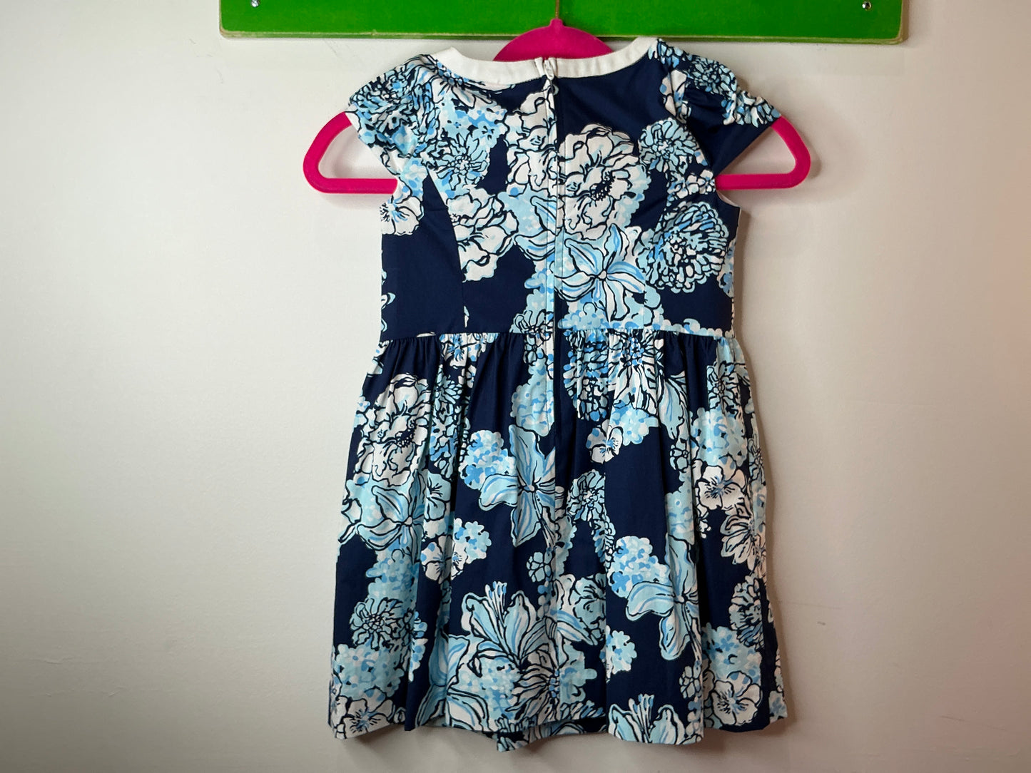 Lilly Pulitzer NWT Louise Dress Low Tide Navy Bouquet All Day - Size 6