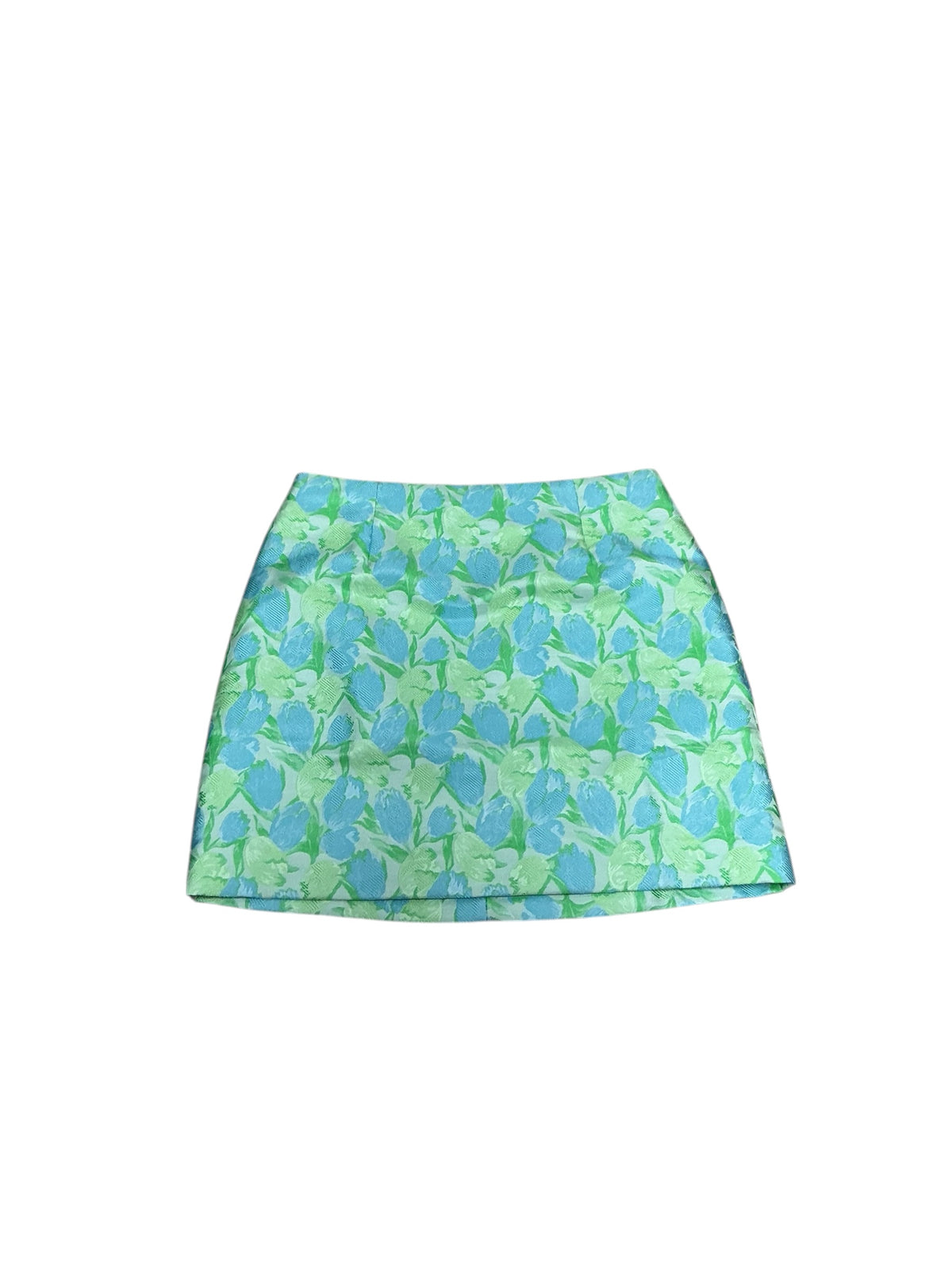 Lilly Pulitzer NWT Kels Mini Skirt Capri Blue Tulip Tango Jacquard - Size 6