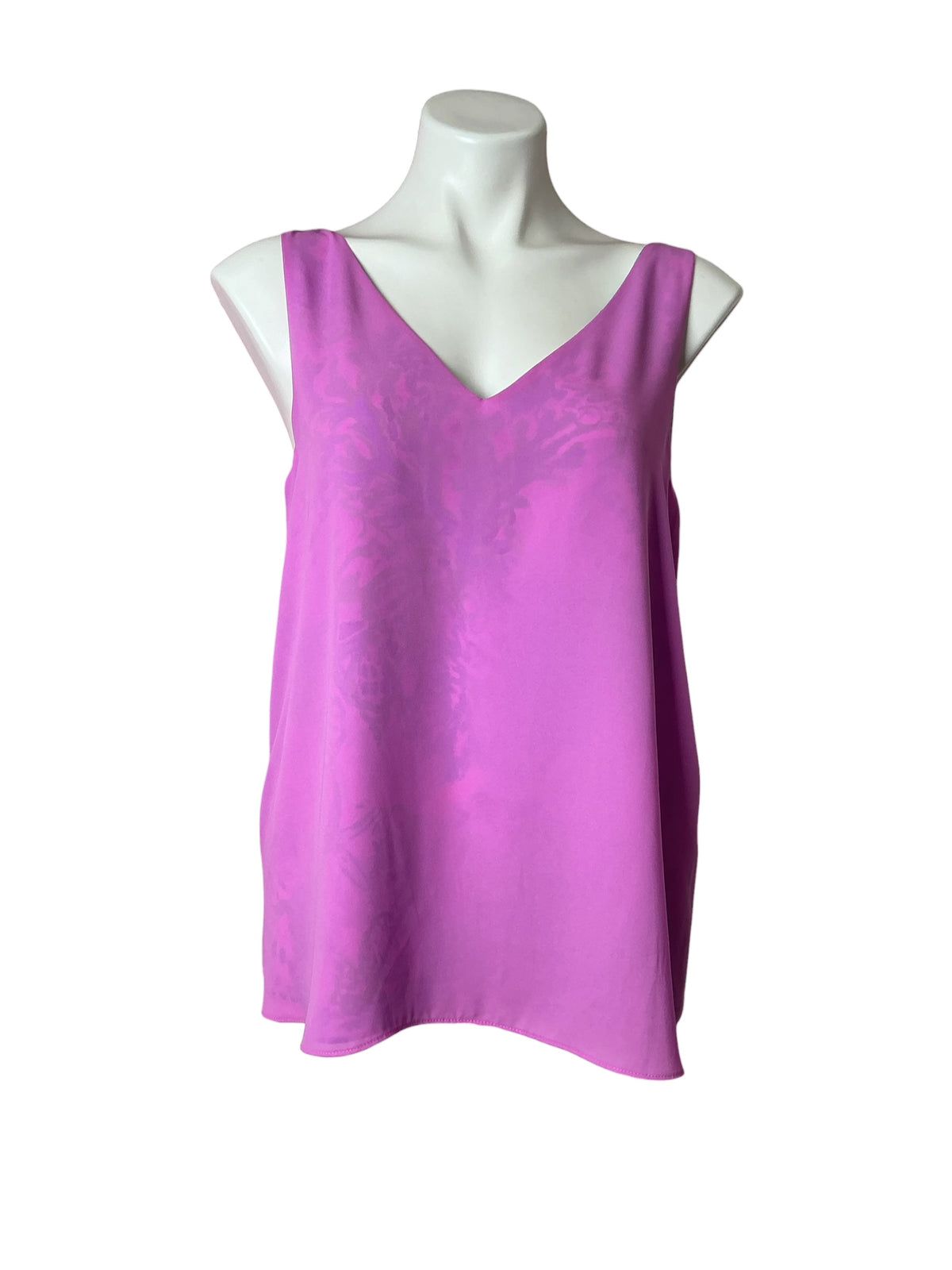 Lilly Pulitzer Florin Reversible V-Neck Tank Top Amethyst Tint Craysea - Size M