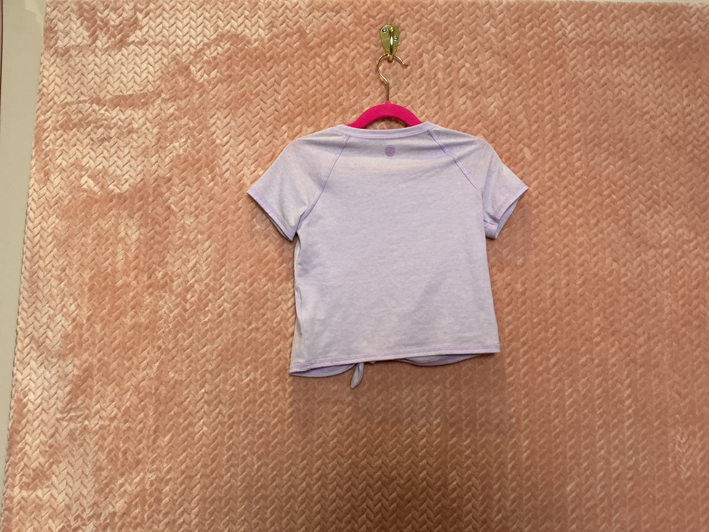 Lilly Pulitzer Mini Kieran Active Tee Purple Iris Size M 6/7