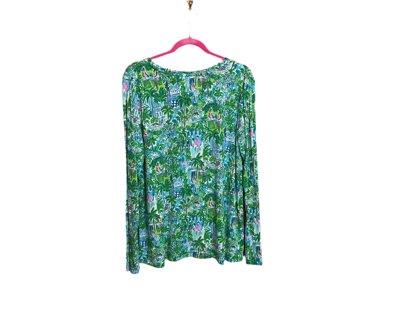 Lilly Pulitzer NWT, PJknit Top, Sprout Green Size XL