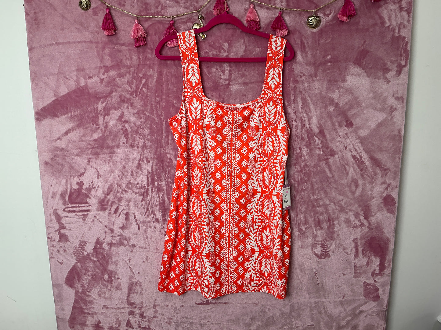 Lilly Pulitzer Coverup NWT - Larsa Coverup - Flamingo Feather - Harbour View Engineered - Size XL