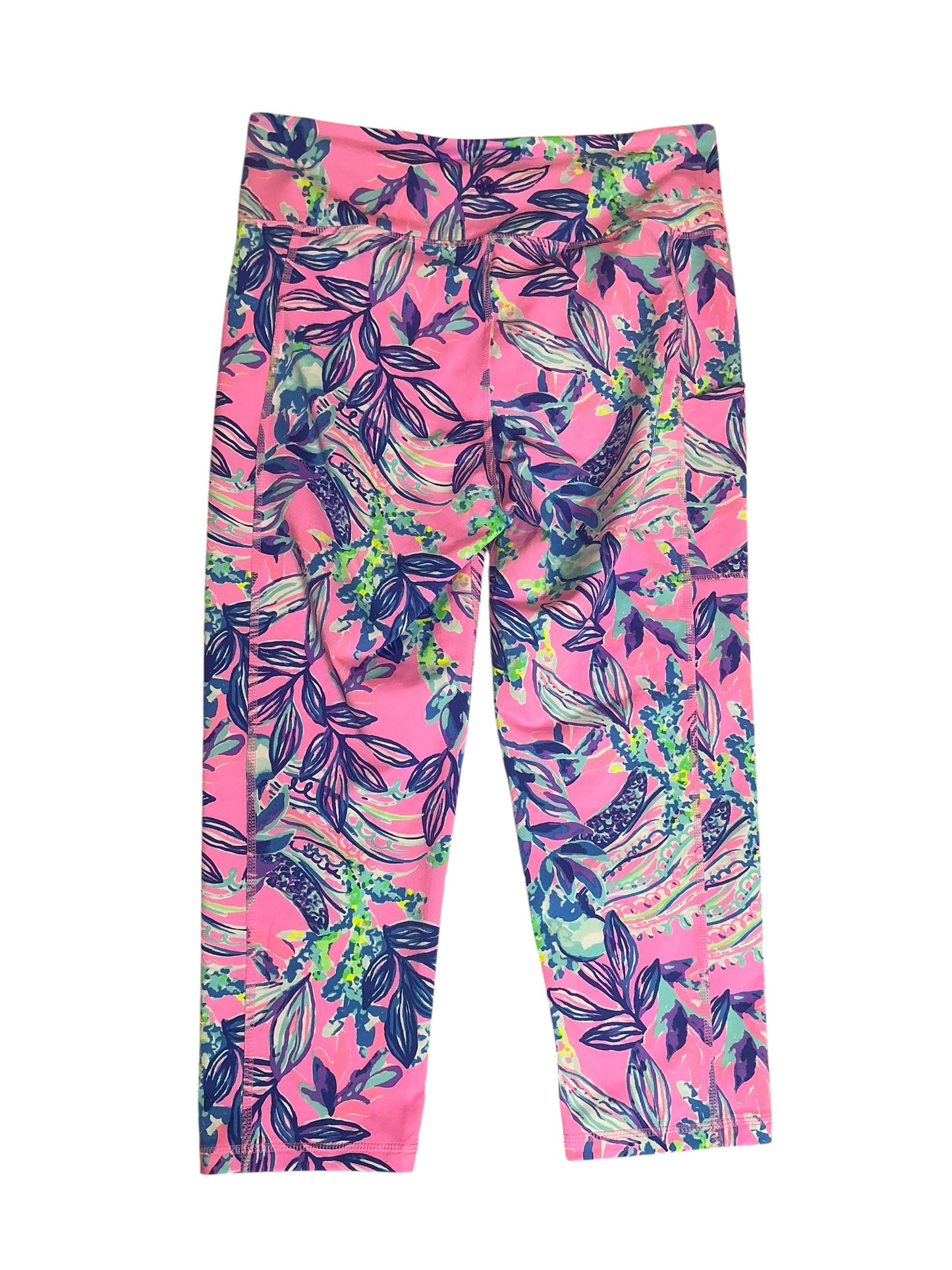 Lilly Pulitzer Luxletic Weekender High Rise Crop Legging Just A Lil Jelly - Size L