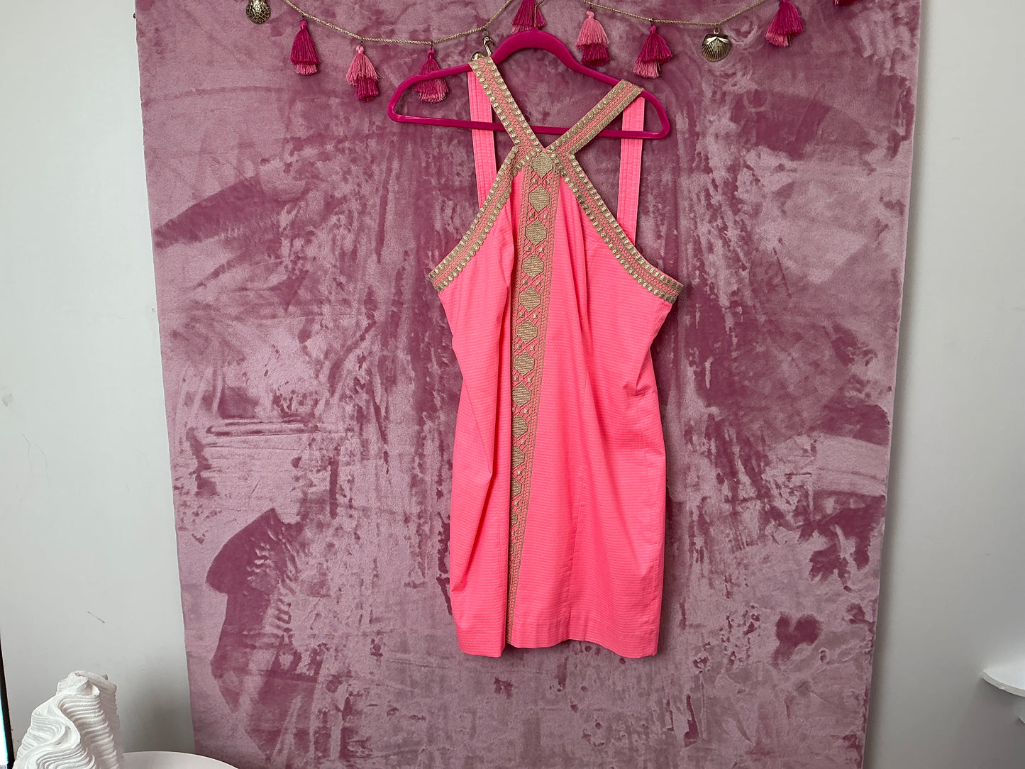 Lilly Pulitzer Dress NWT - Ena Stretch Shift - Capri Coral - Size 16