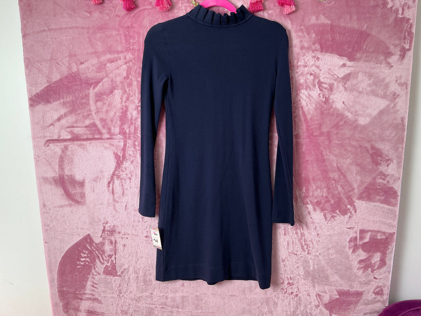Lilly Pulitzer Clary Polo Dress - True Navy - Size XXS