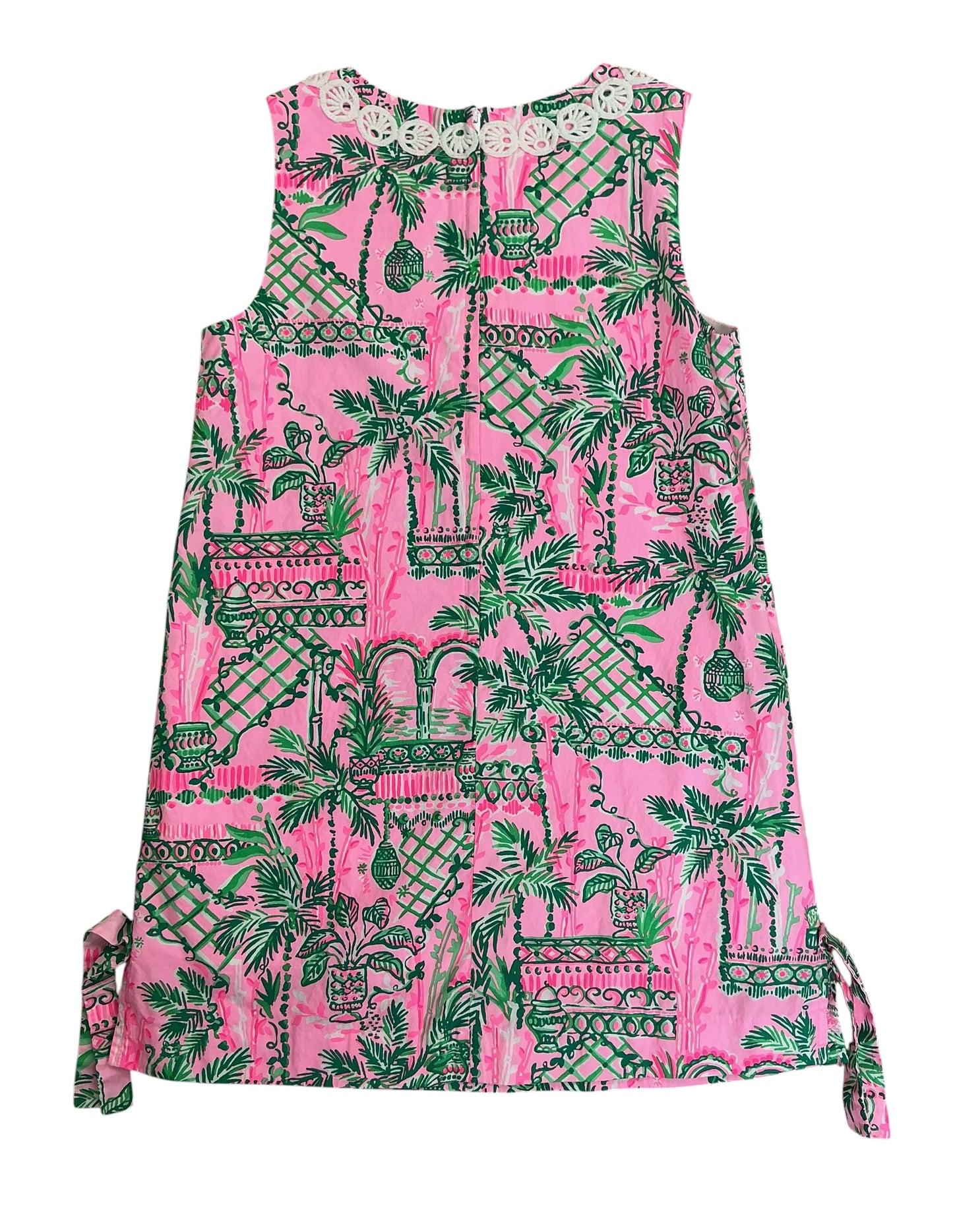 Lilly Pulitzer Kids Girls Mila Stretch Shift Dress Mandevilla Baby Always Worth It - Size 8