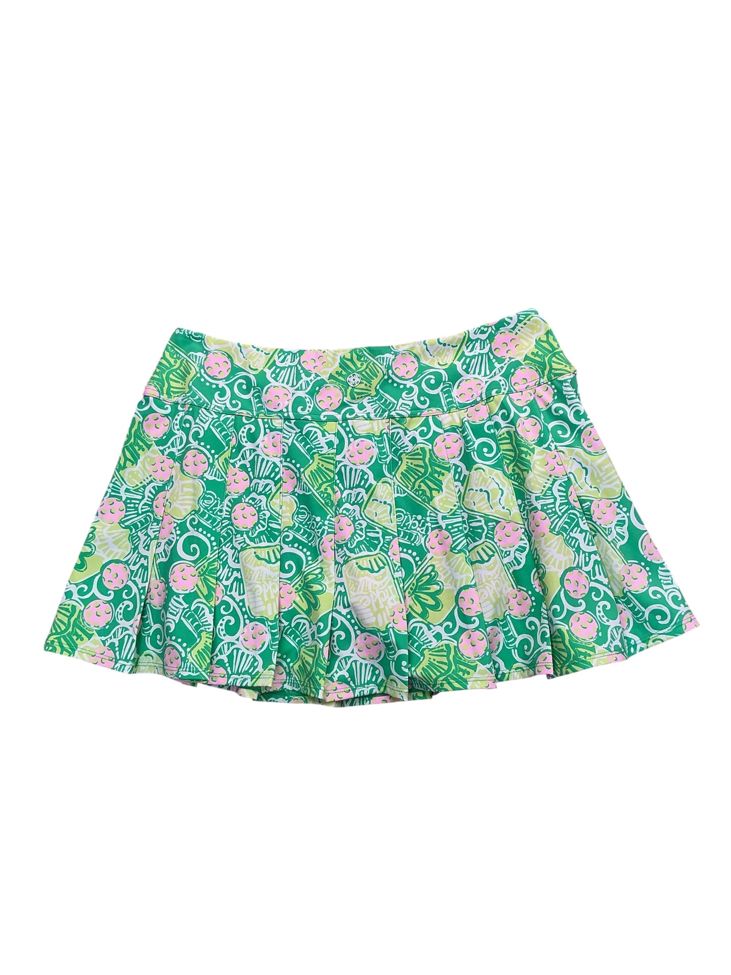 Lilly Pulitzer NWT Annora Skort UPF 50+ Spearmint In A Pickle - Size L