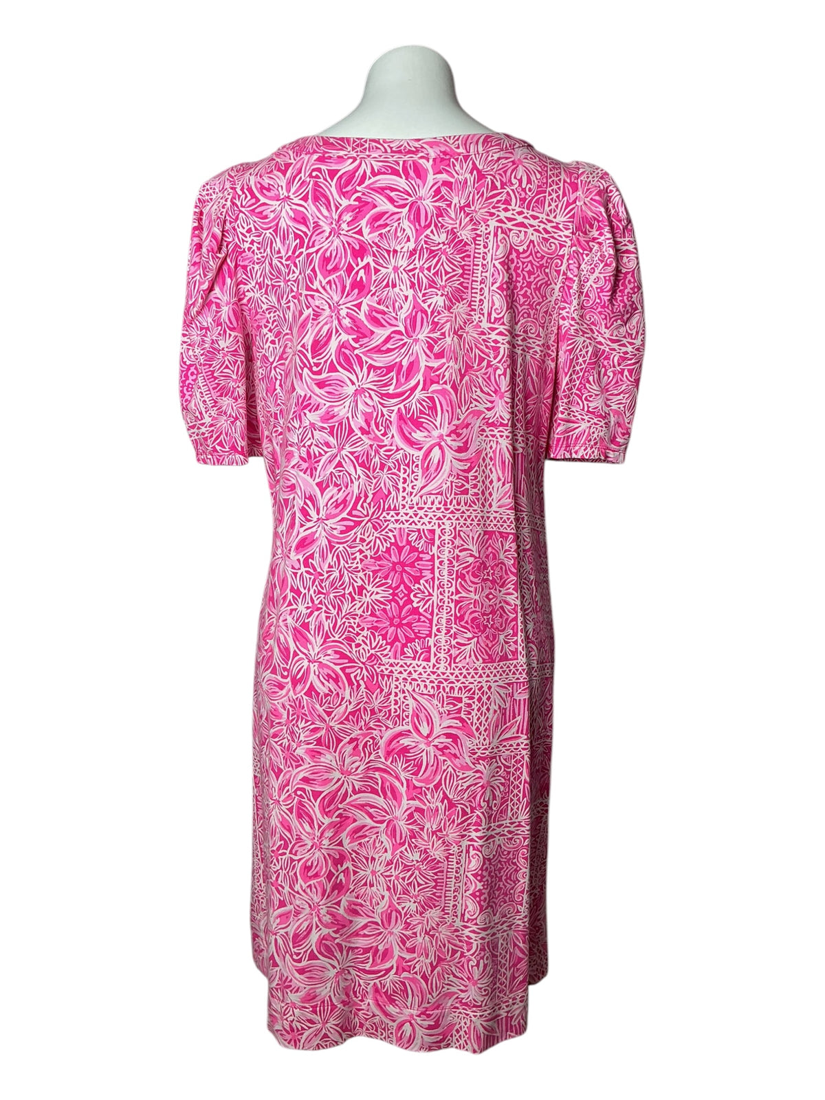 Lilly Pulitzer Harriet Shift Dress Piñata Pink Blooms on the Block - Size L
