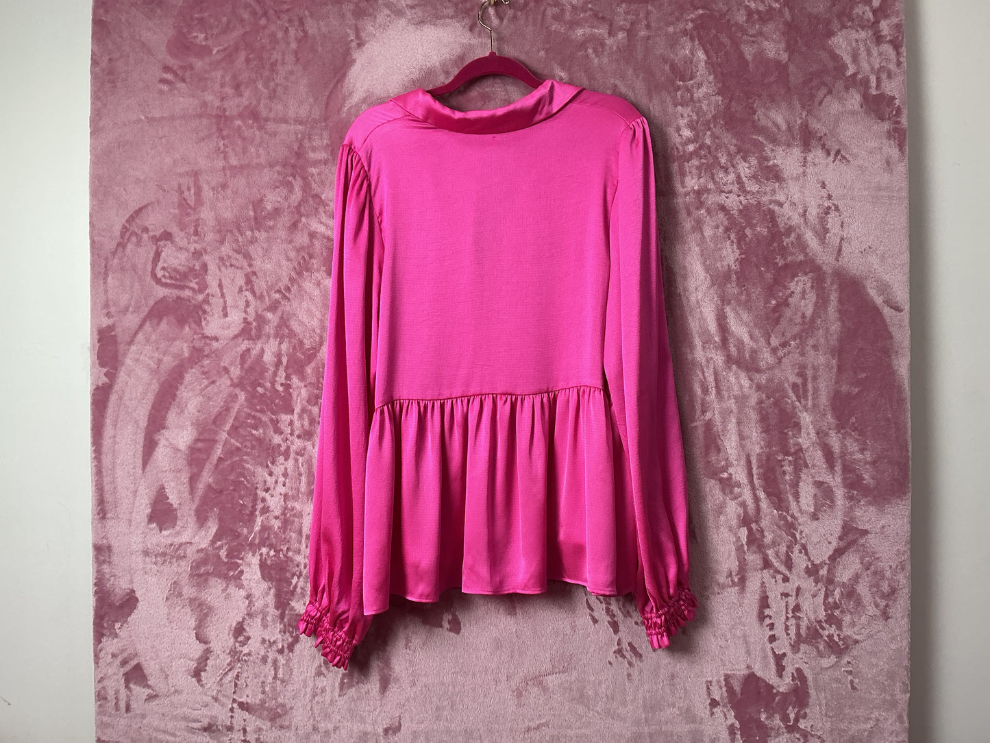 Lilly Pulitzer NWT Jaylene Long Sleeve Top Cerise Pink - Size 16