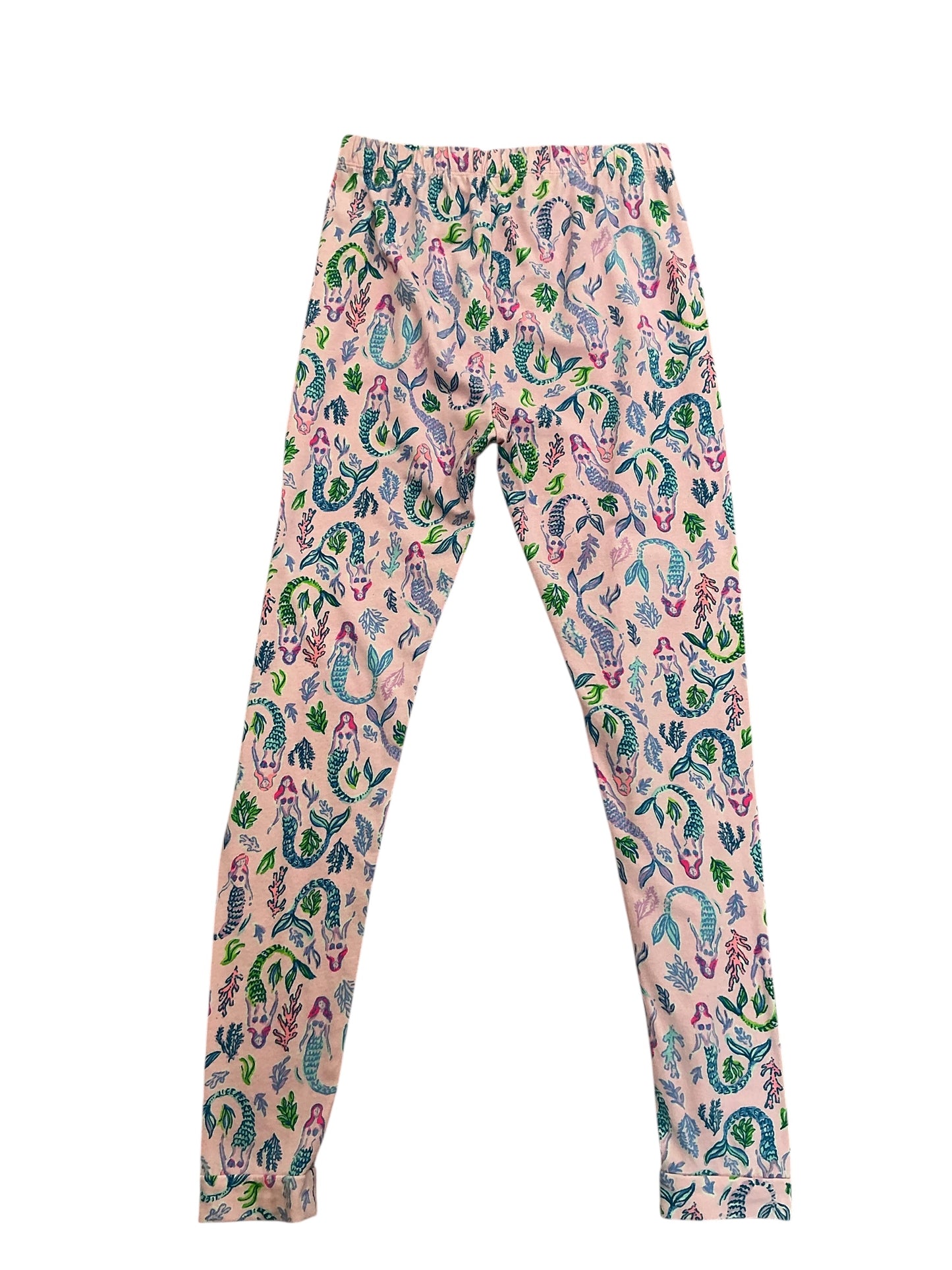 Lilly Pulitzer Girls Mini Sammy Pajamas Set Pink Blossom Girls Night Out - Size 12