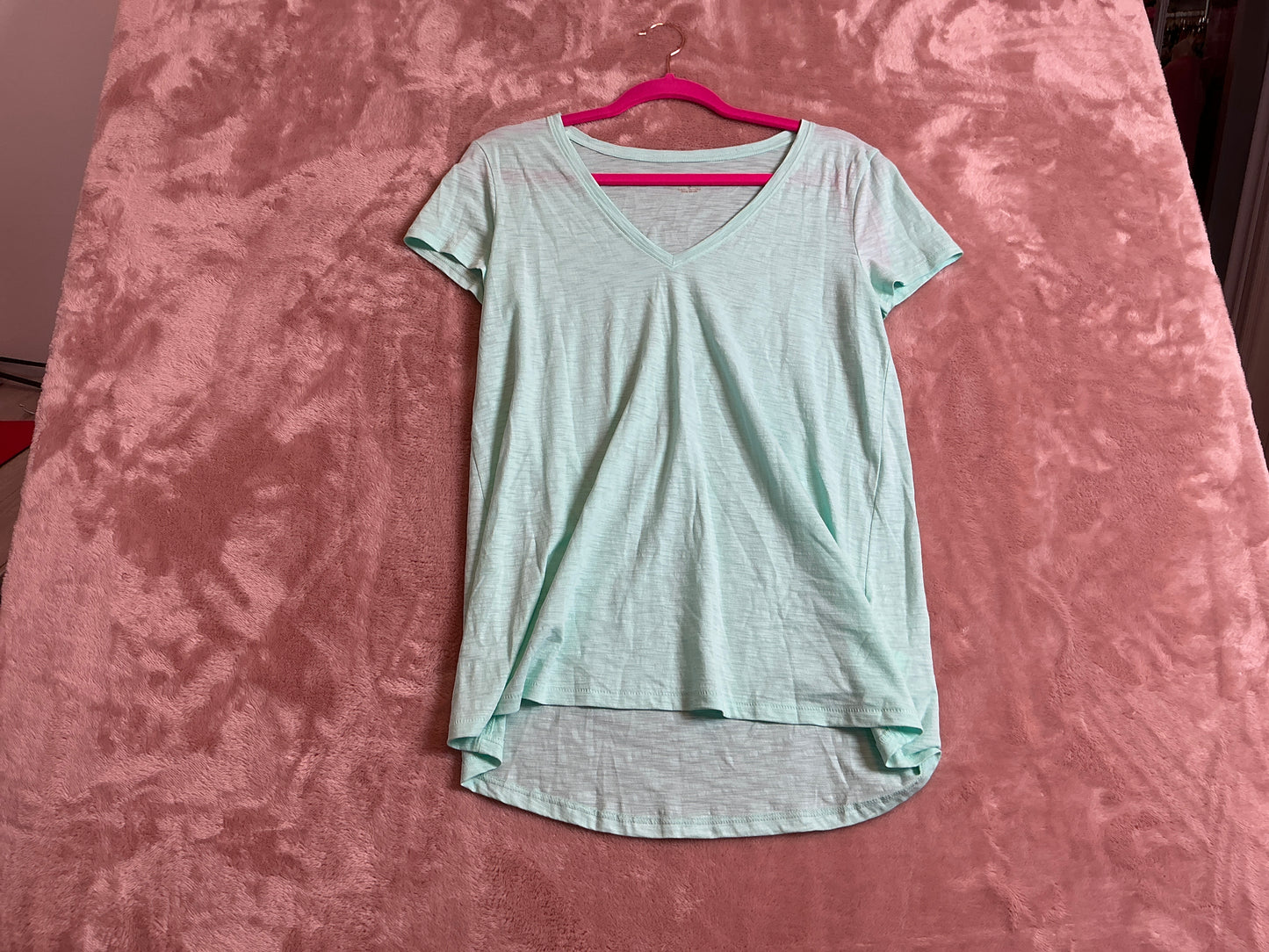 Lilly Pulitzer NWT Etta Top Resort Aqua - Size S