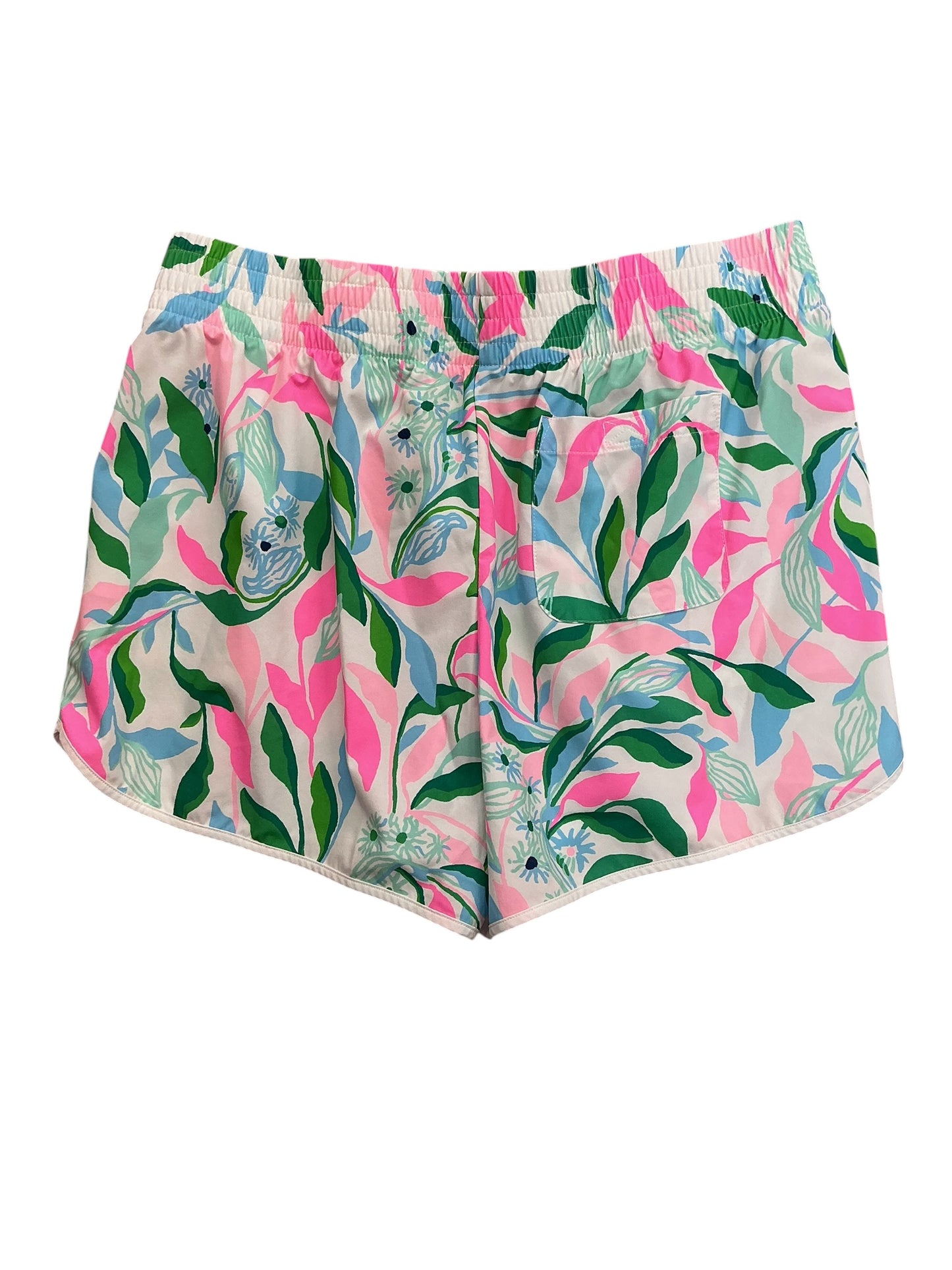 Lilly Pulitzer Luxletic Backcourt Shorts Resort White Ship To Shore - Size M